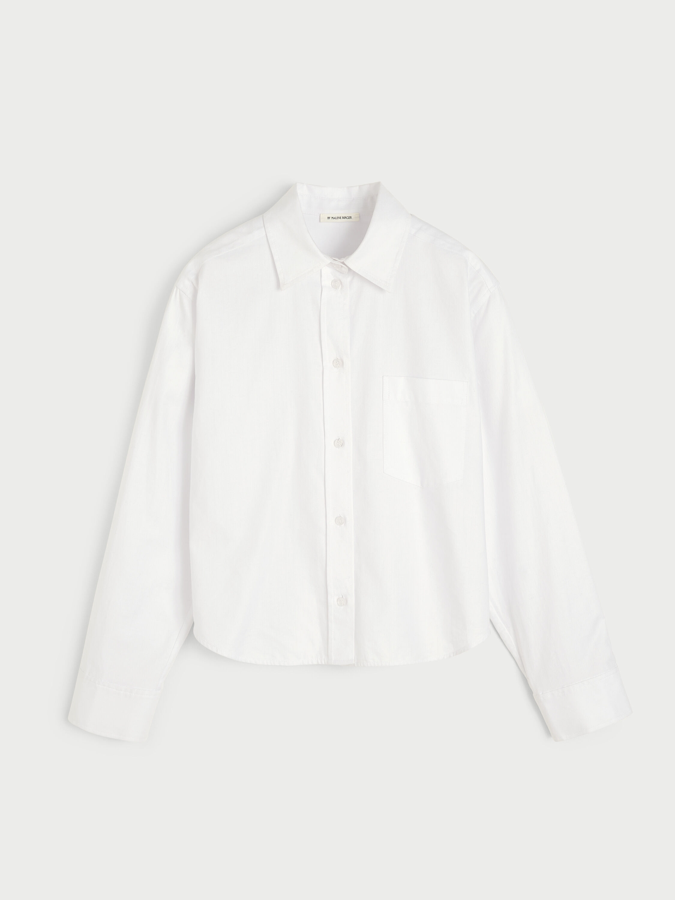 Audrey Cropped organic cotton shirt