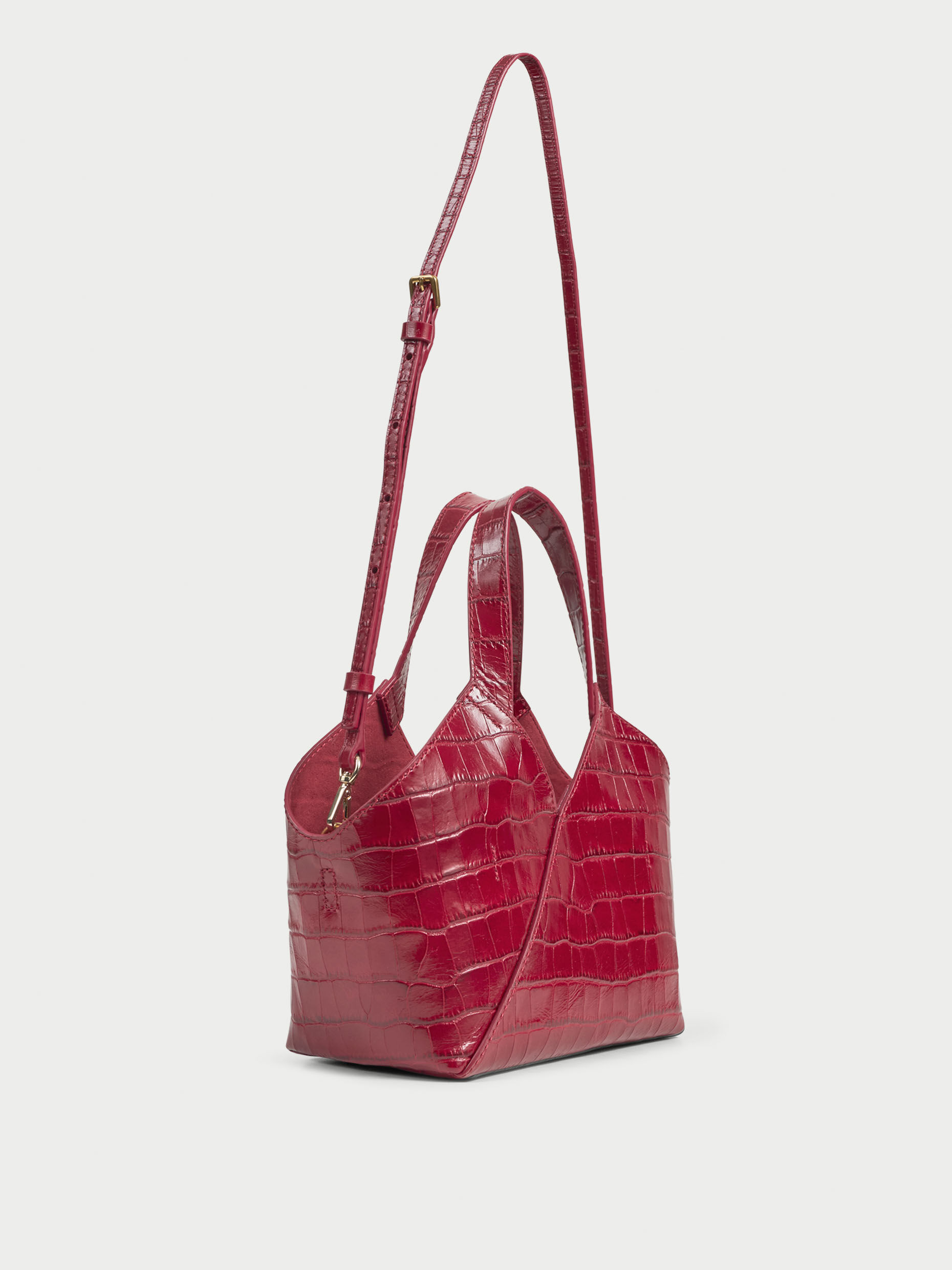 Lullie Croc leather bag