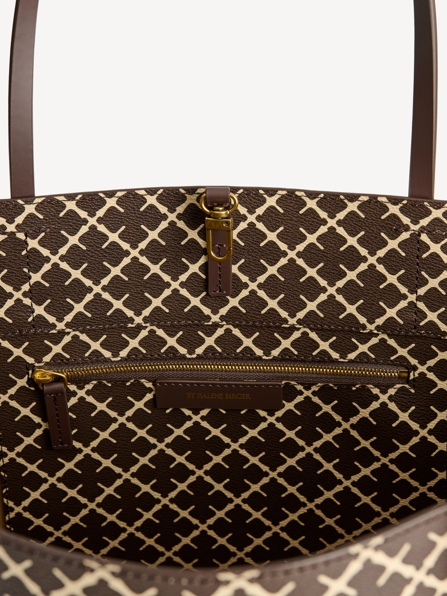 Abi printed tote bag