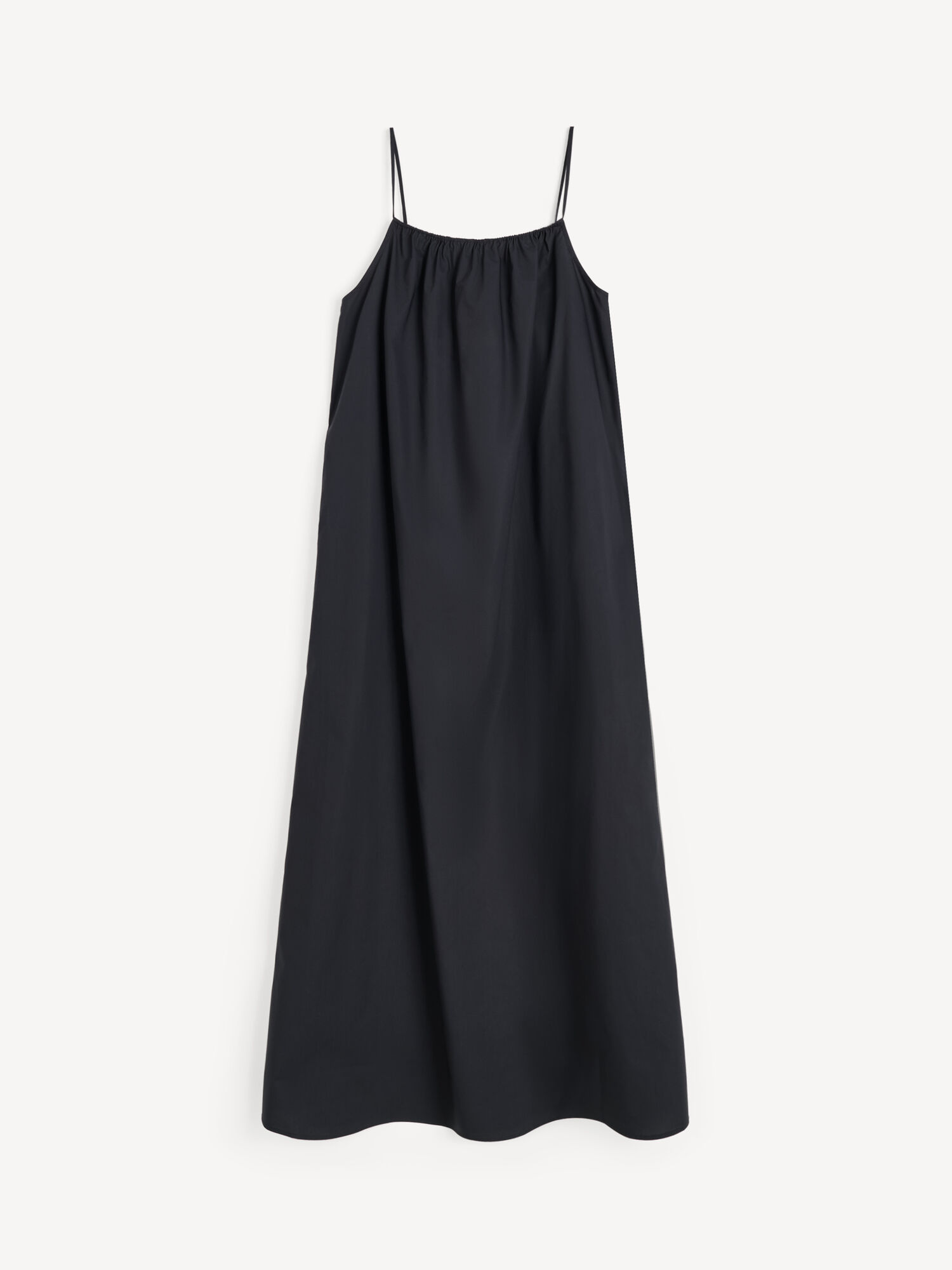 lanney organic cotton maxi dress By Malene Birger Lanney Organic-Cotton Maxi Dress - Black/White
