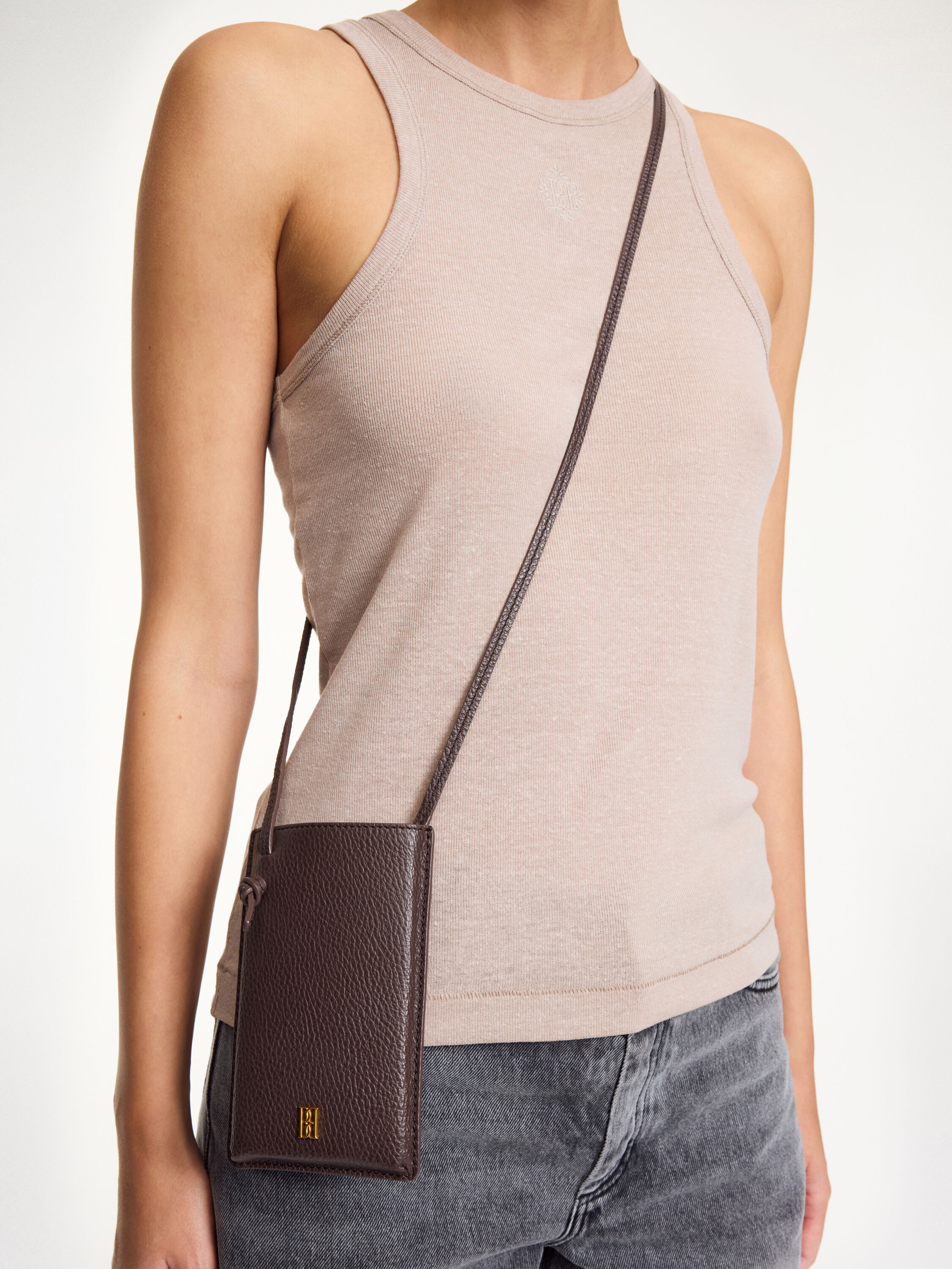 Aya Phone leather pouch