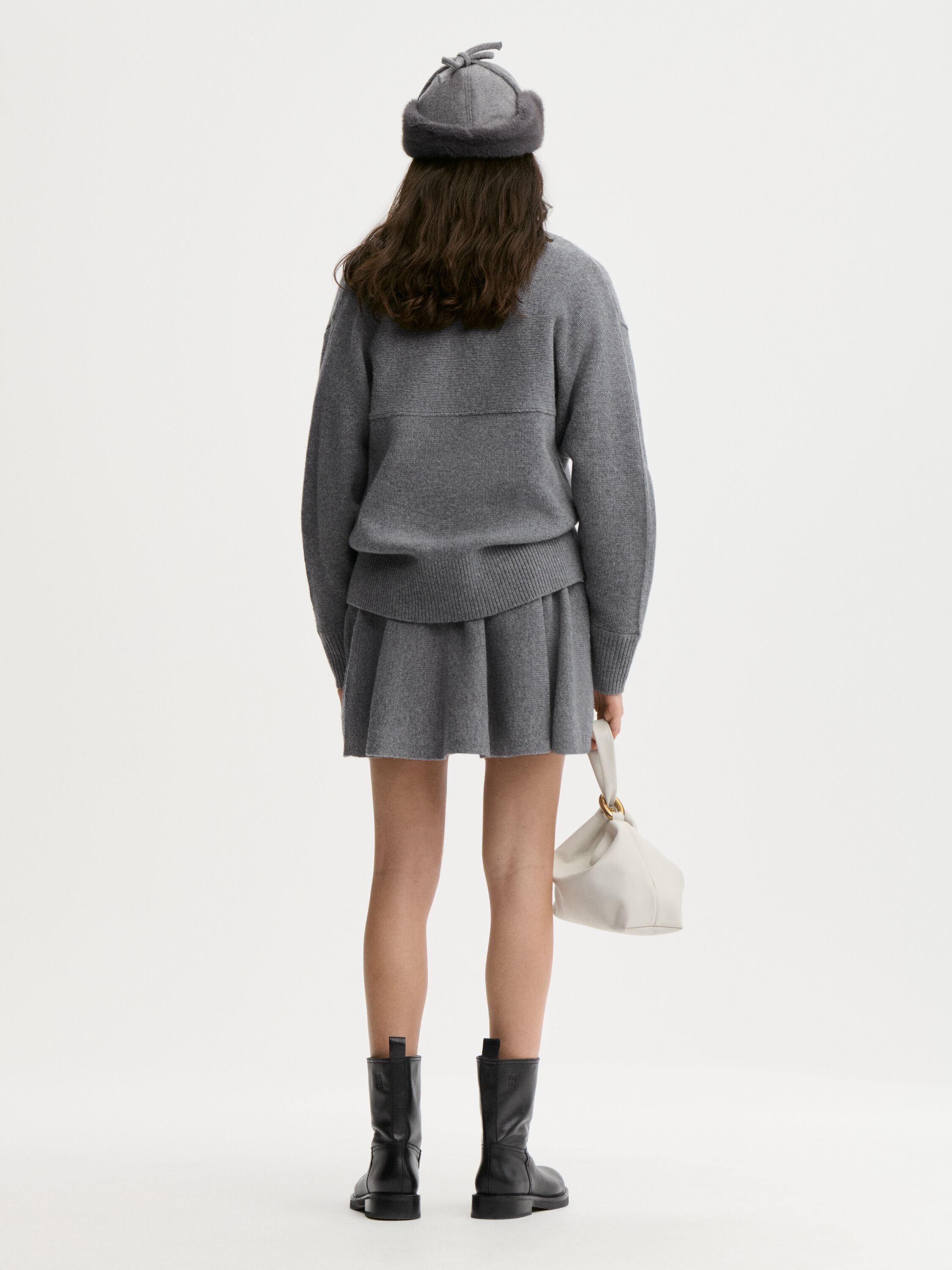 Sherry wool skirt