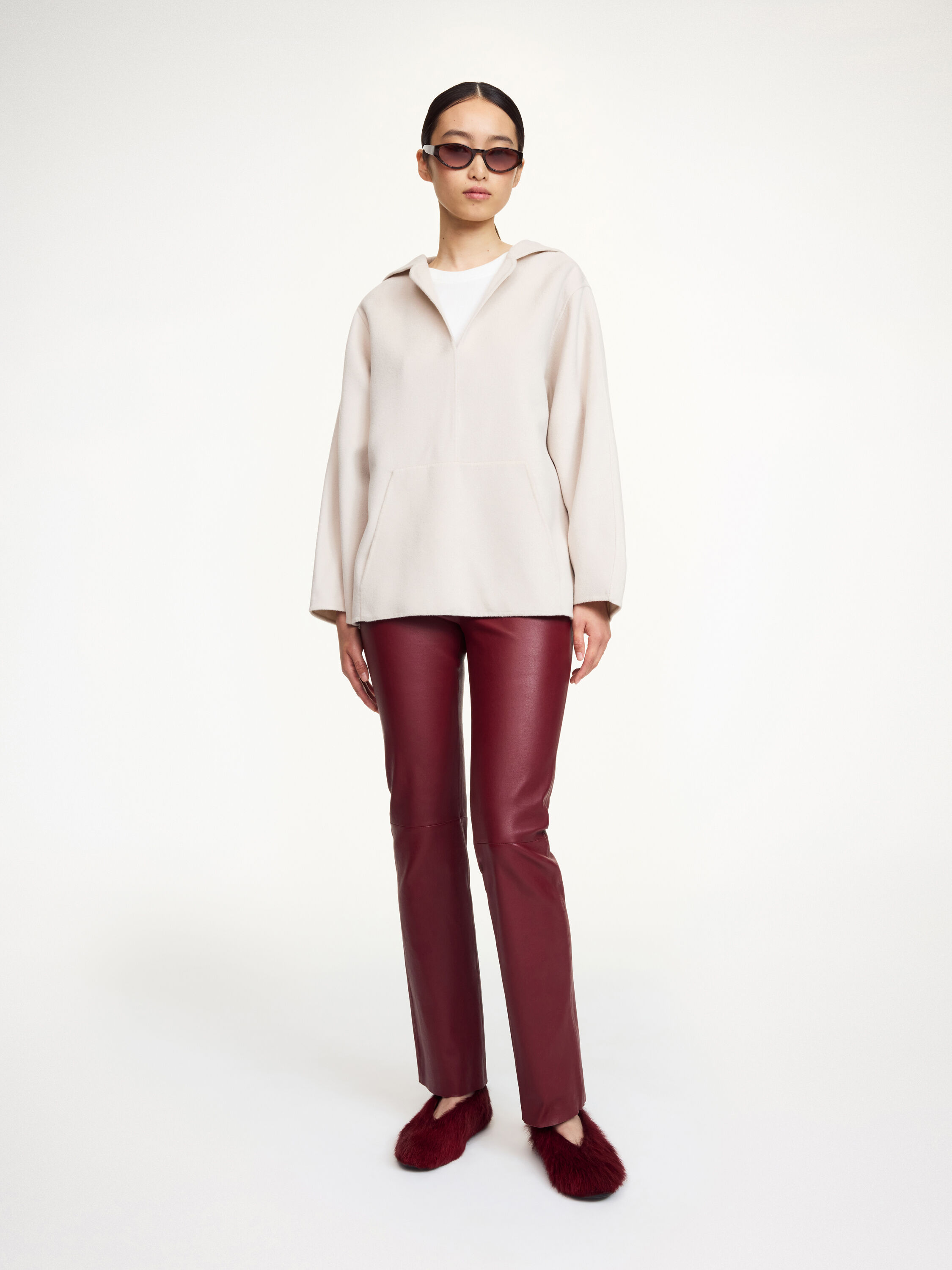 Florentina Long leather trousers