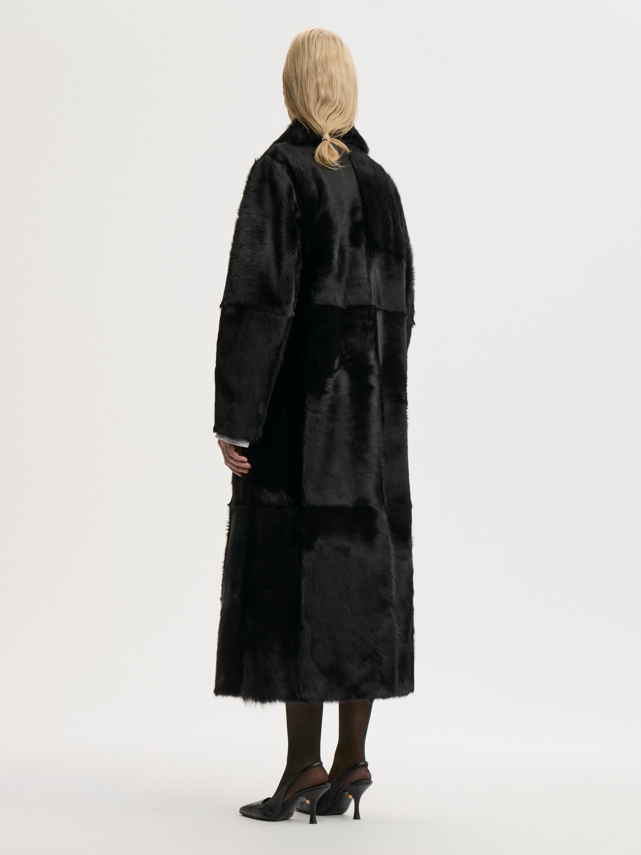 Rafaia Shearling Calf Coat