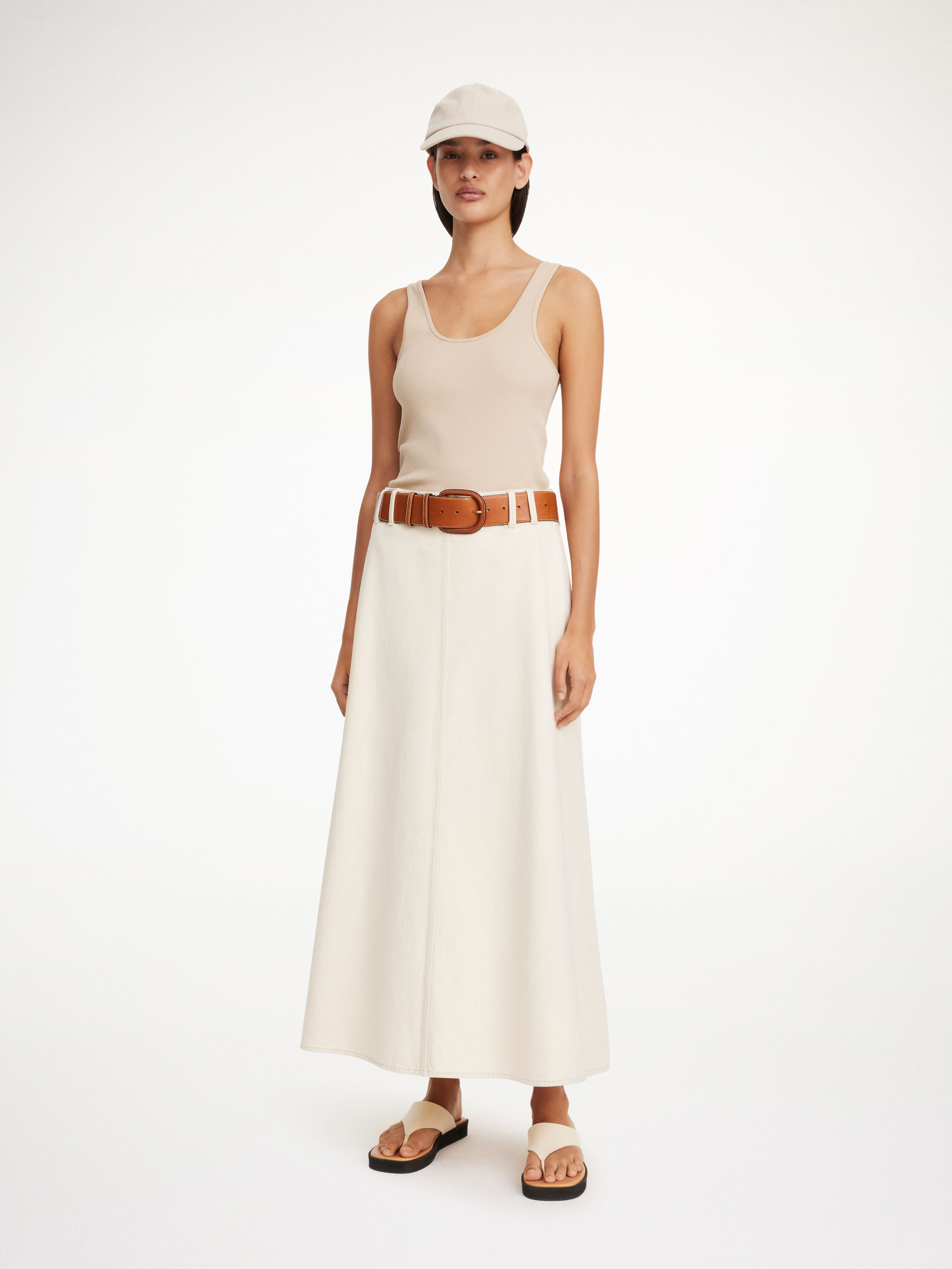 Carlas denim maxi skirt Buy Skirts online By Malene Birger