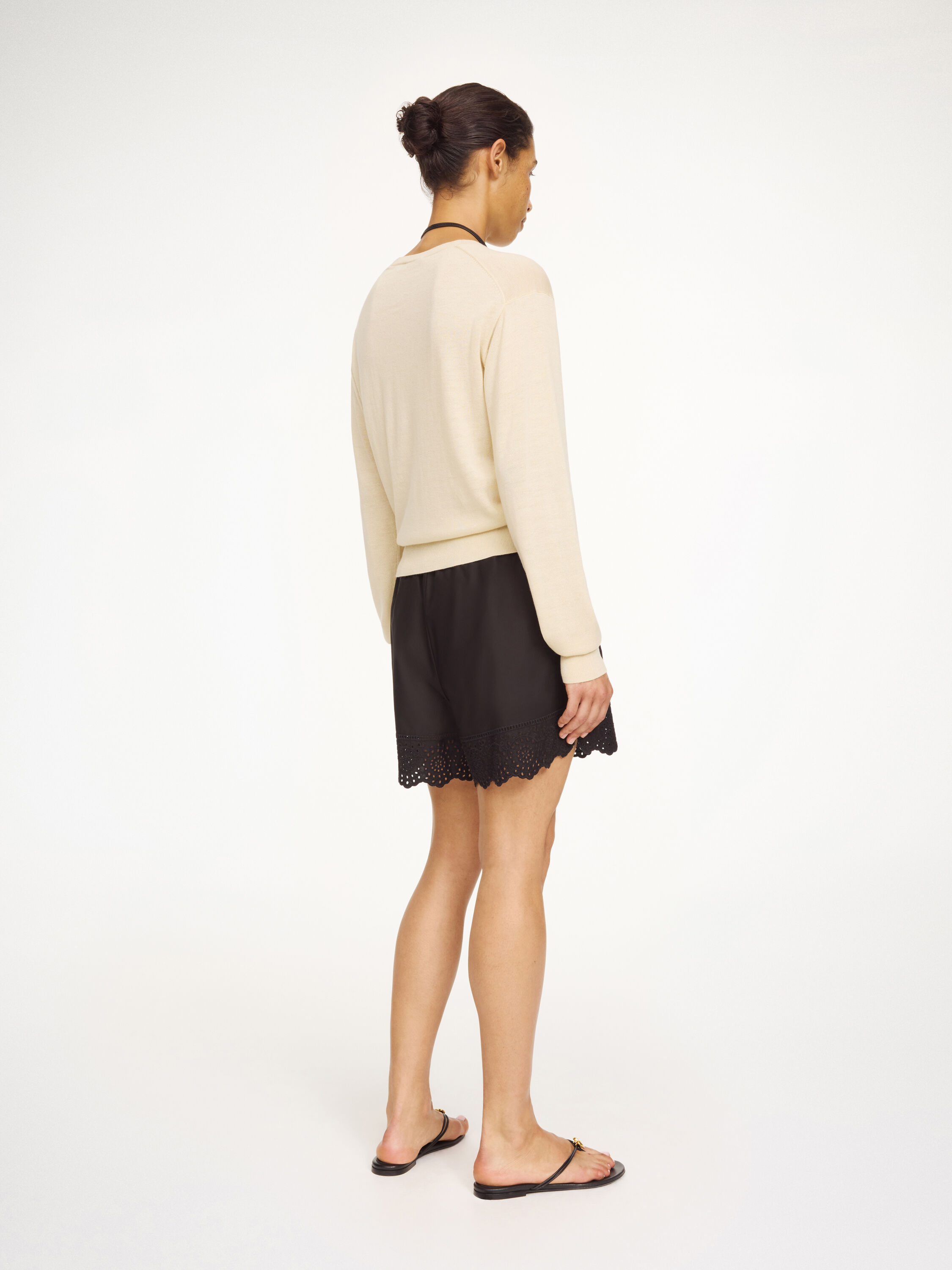 Greta organic cotton shorts