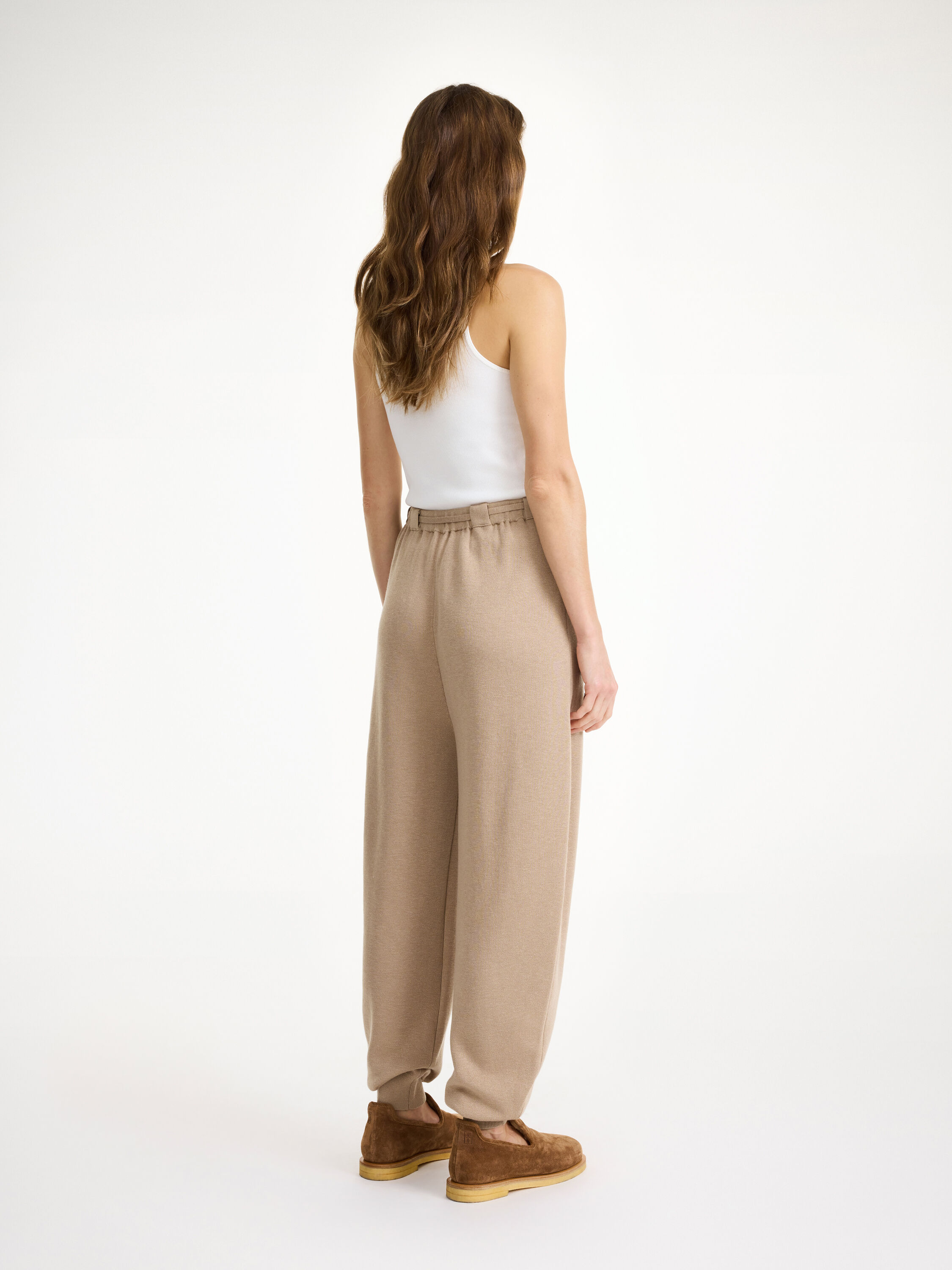 Tevana high-waist trousers