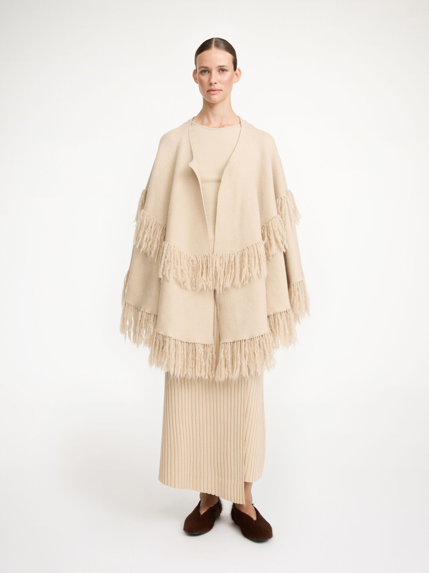 Dixi wool poncho