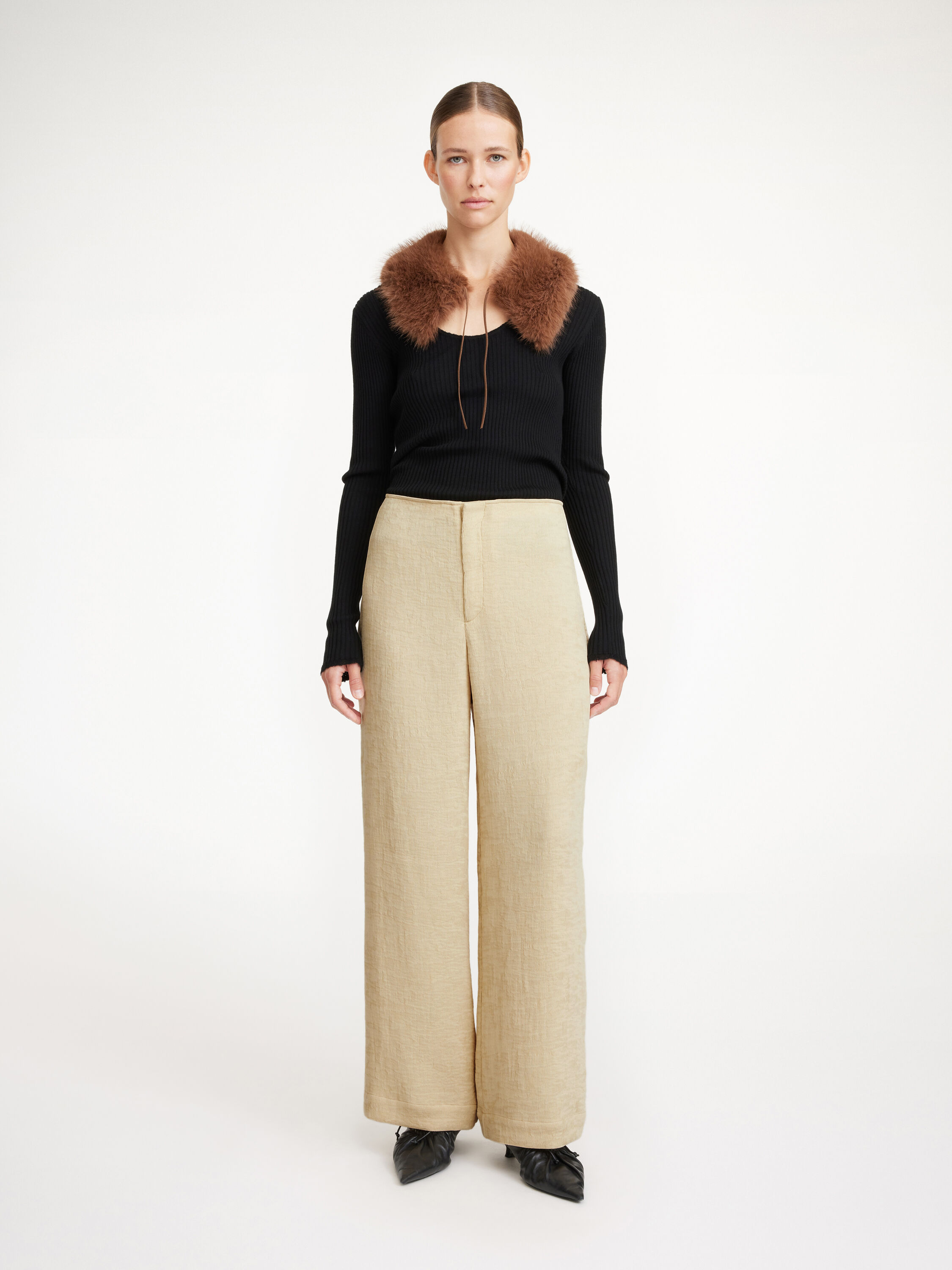 Marchei high-waist trousers