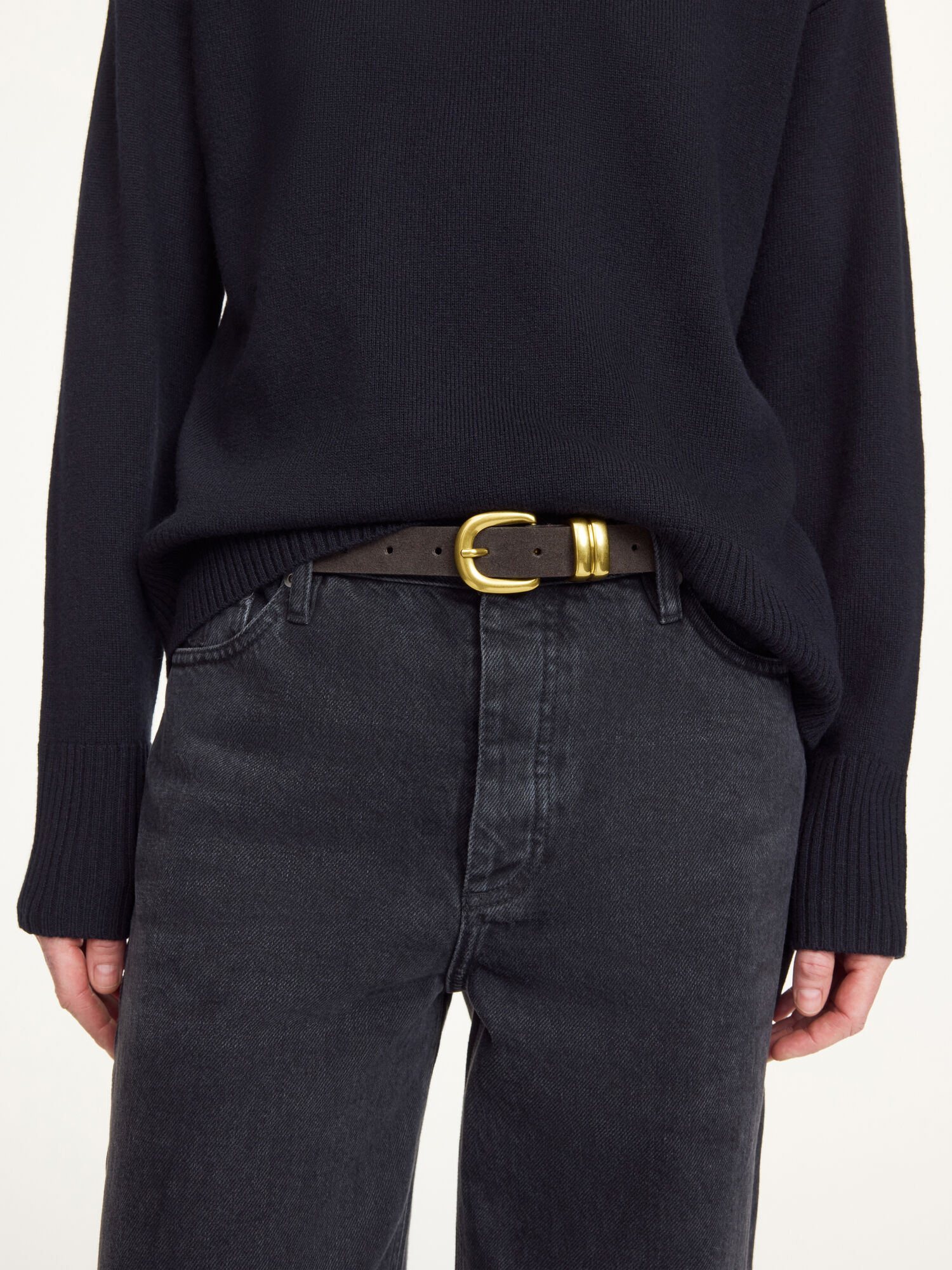 Zoilo suede belt