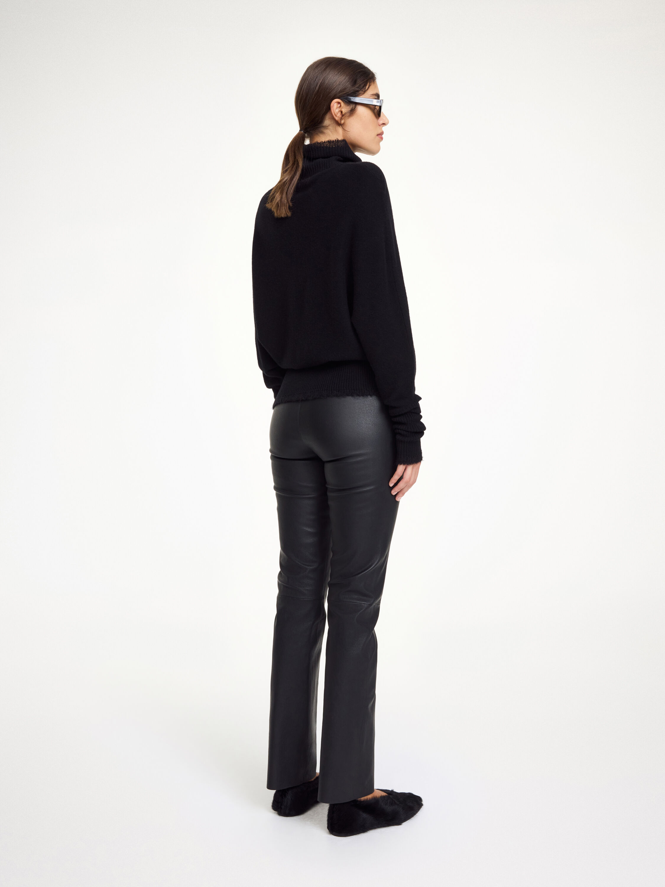 Florentina Long leather trousers