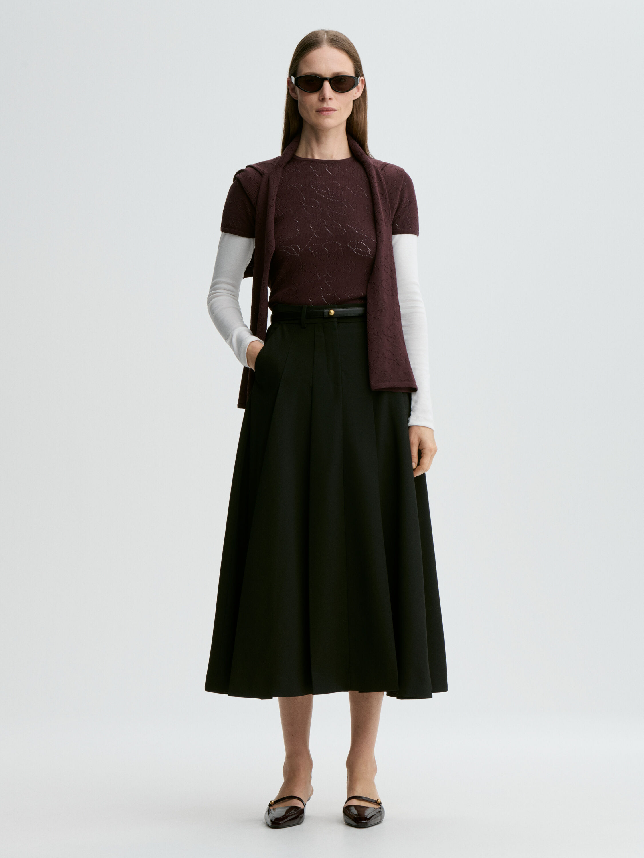 Edena midi skirt