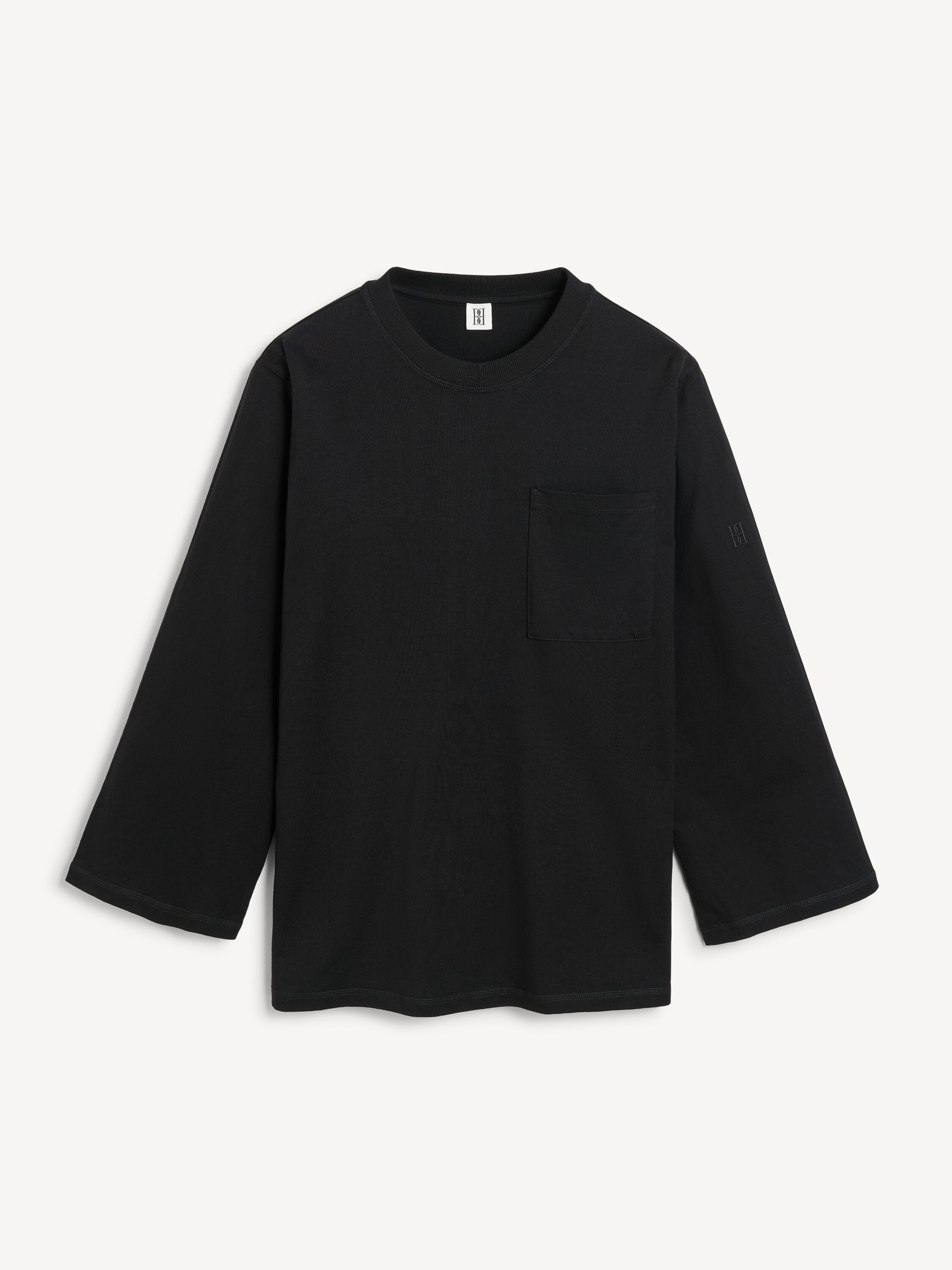 Oversized black long sleeve shirt clearance