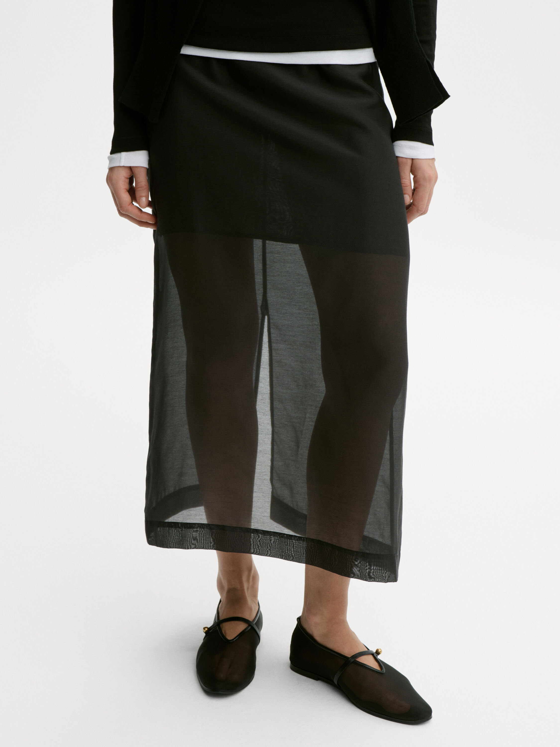 Esta silk organza skirt
