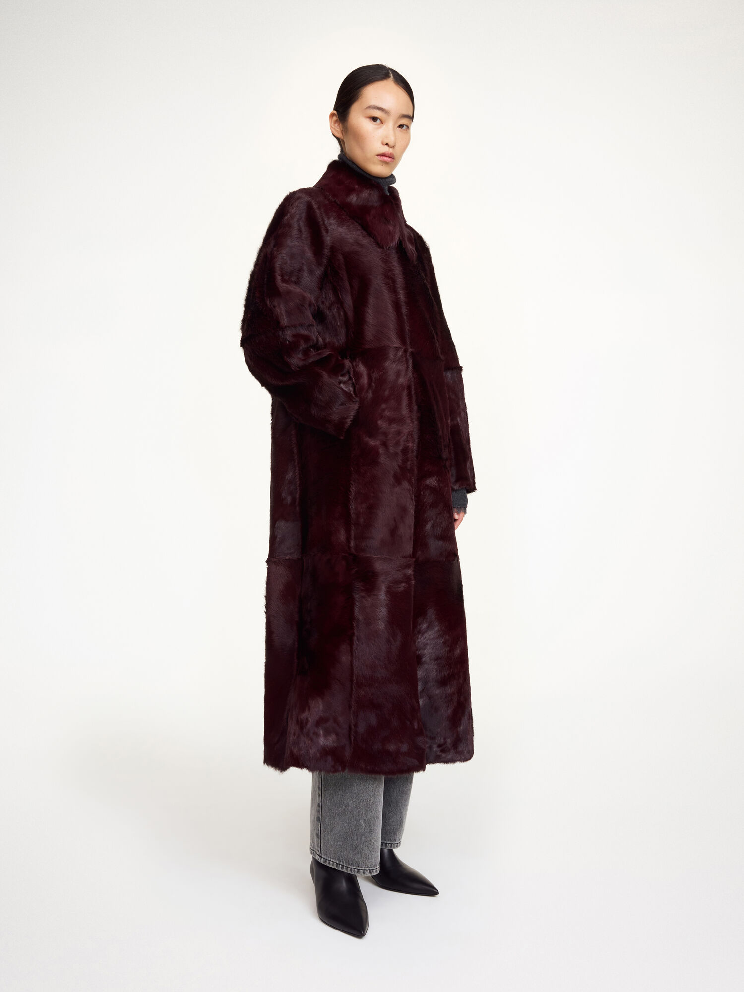 Rafaia Shearling Calf Coat
