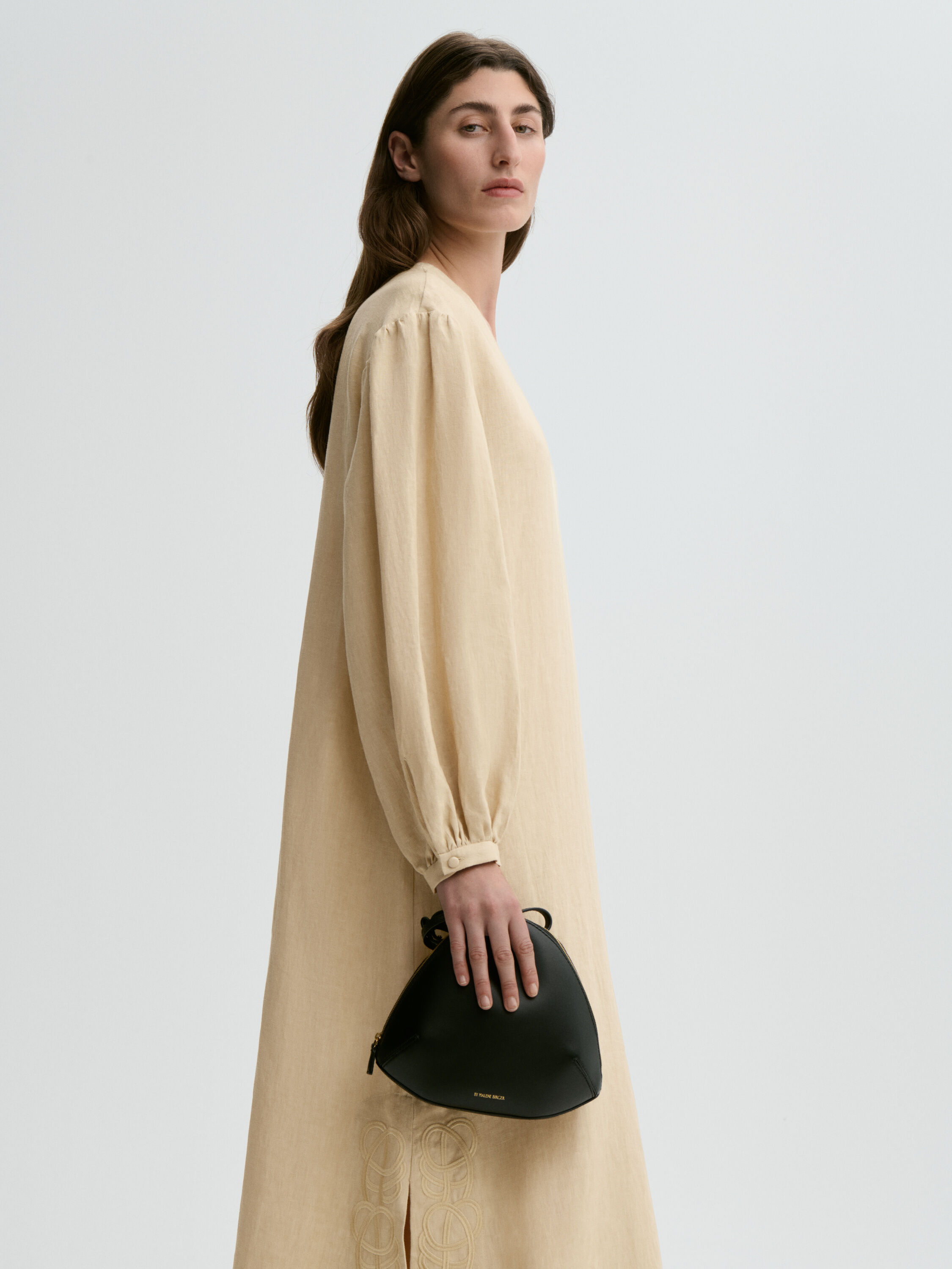 Louise linen maxi dress