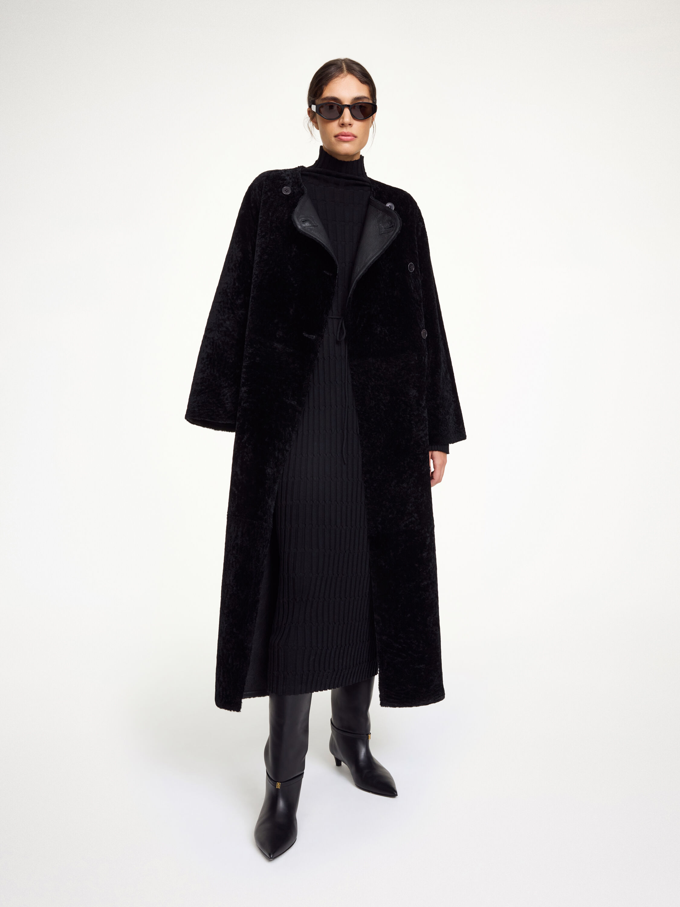 Sandria shearling coat