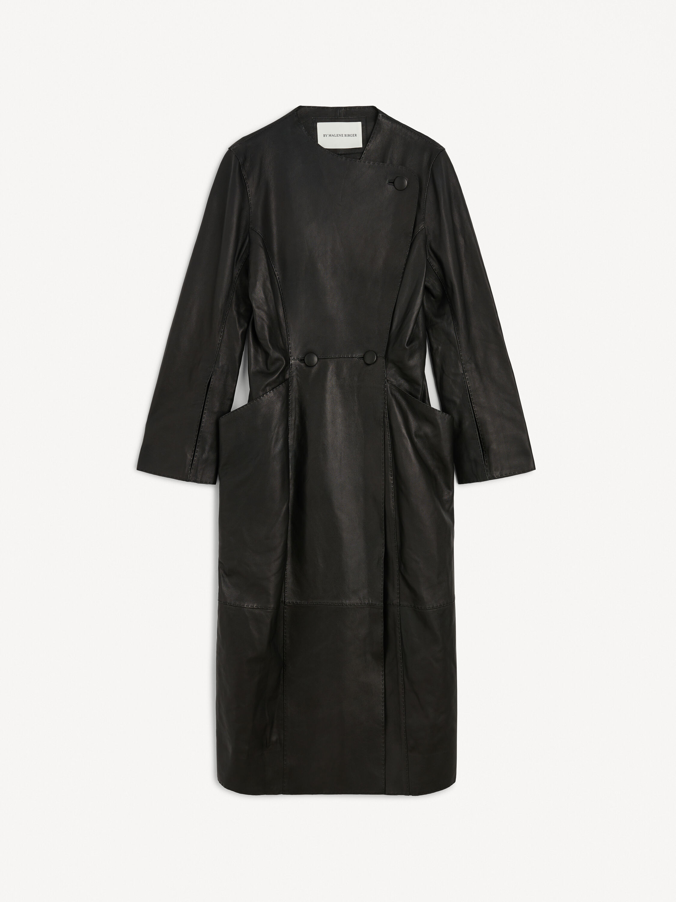 Sirrena leather coat