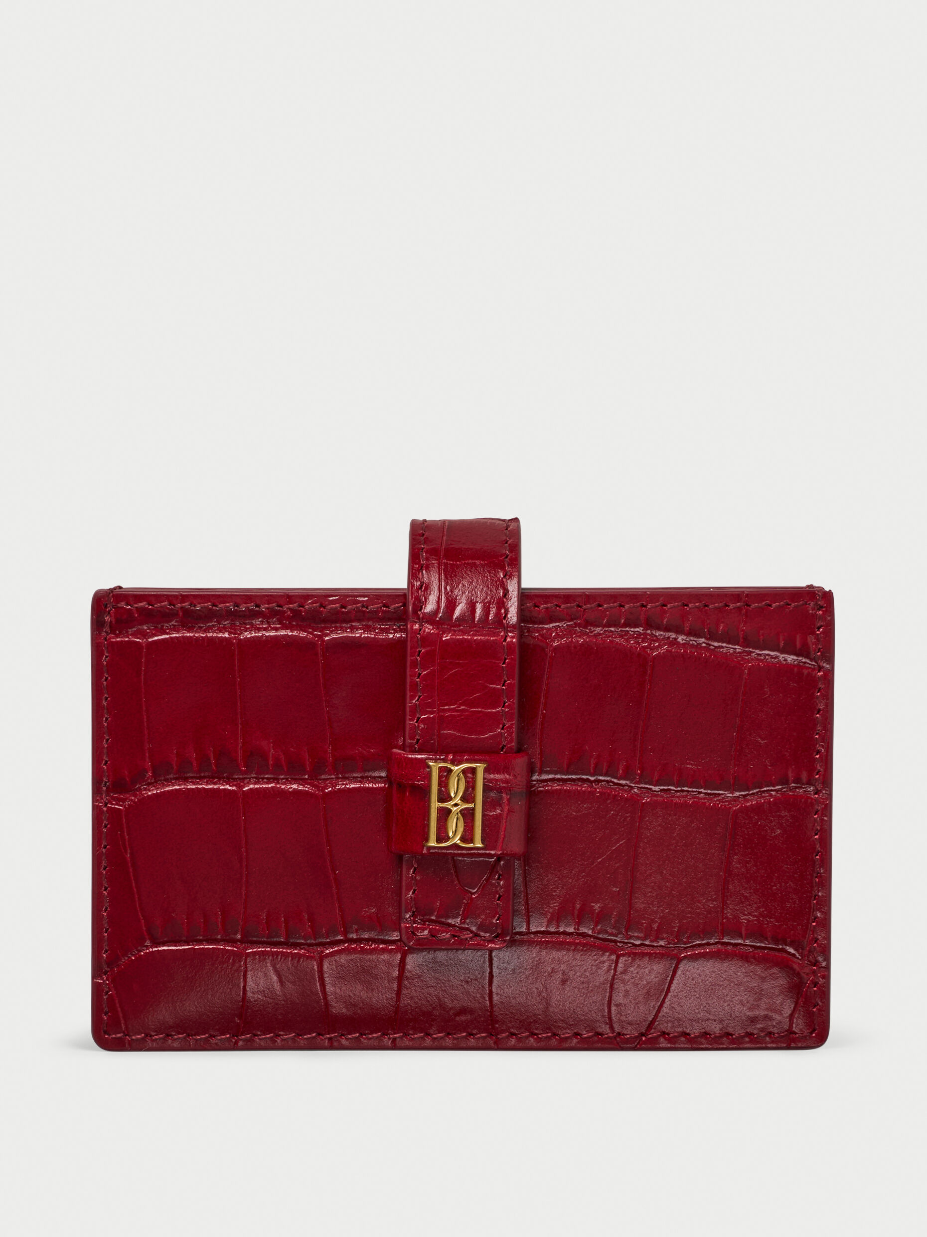 Vera Croc leather wallet