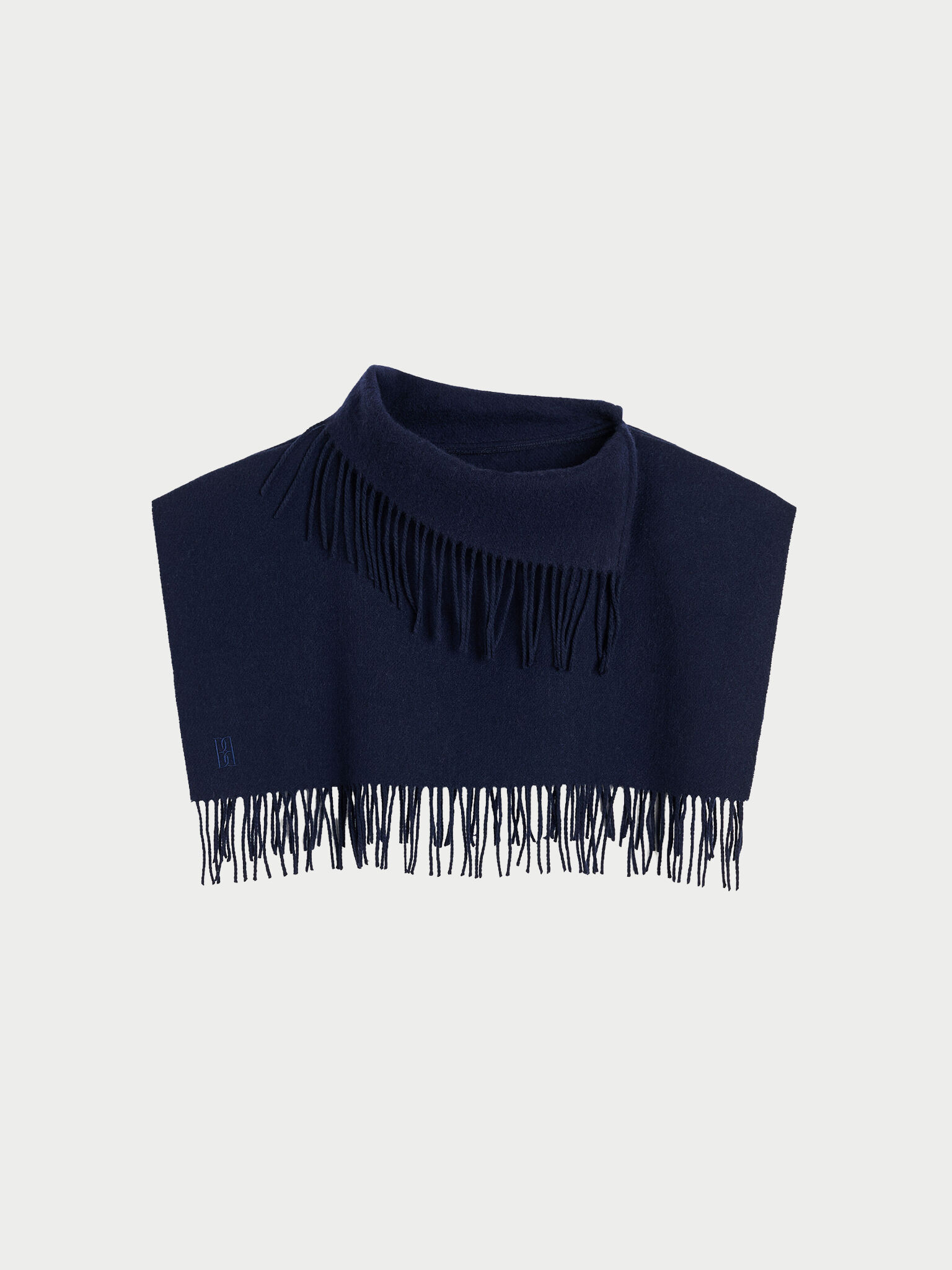 Turtla wool fringe bib