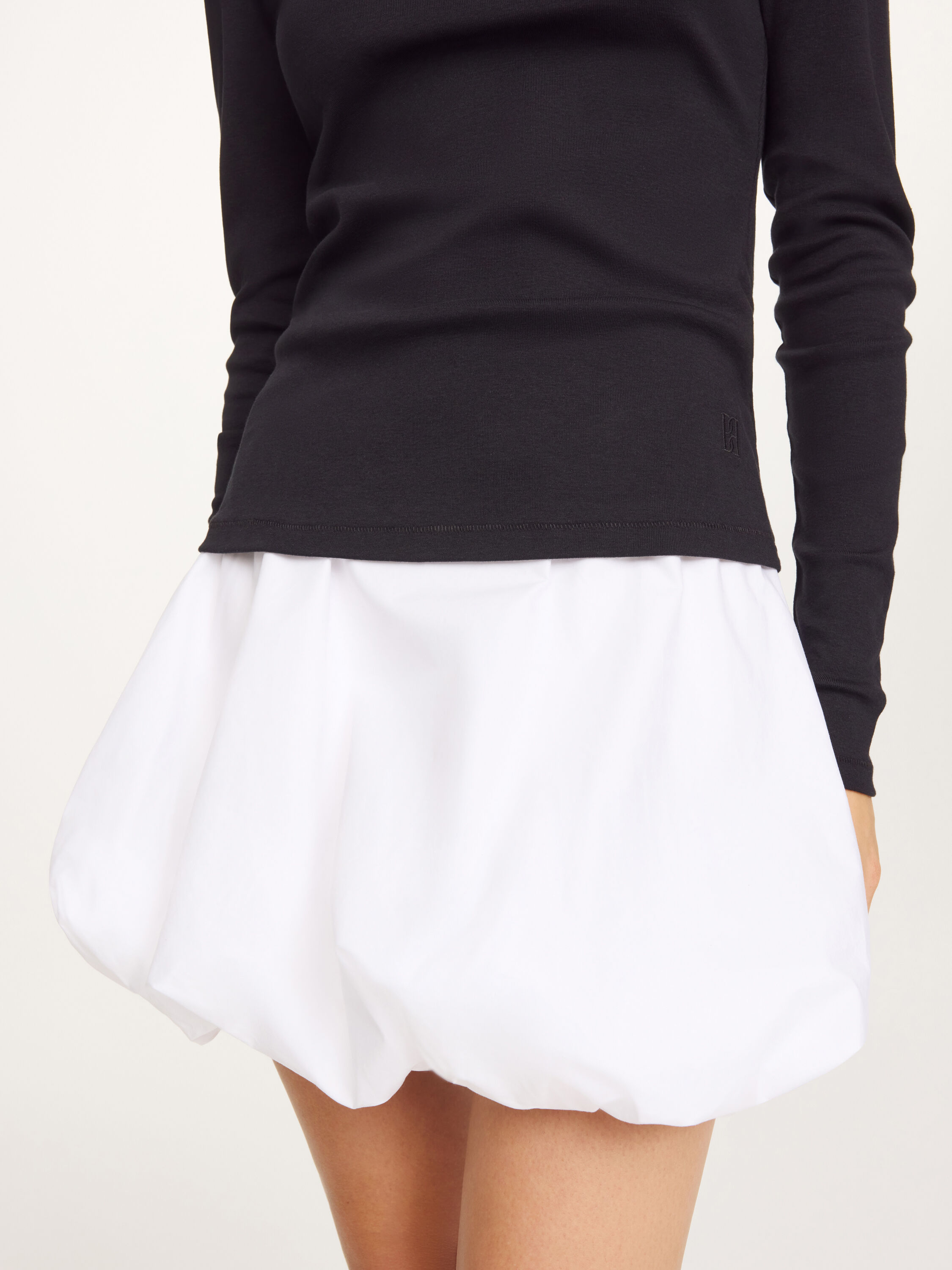 Brey organic cotton mini skirt
