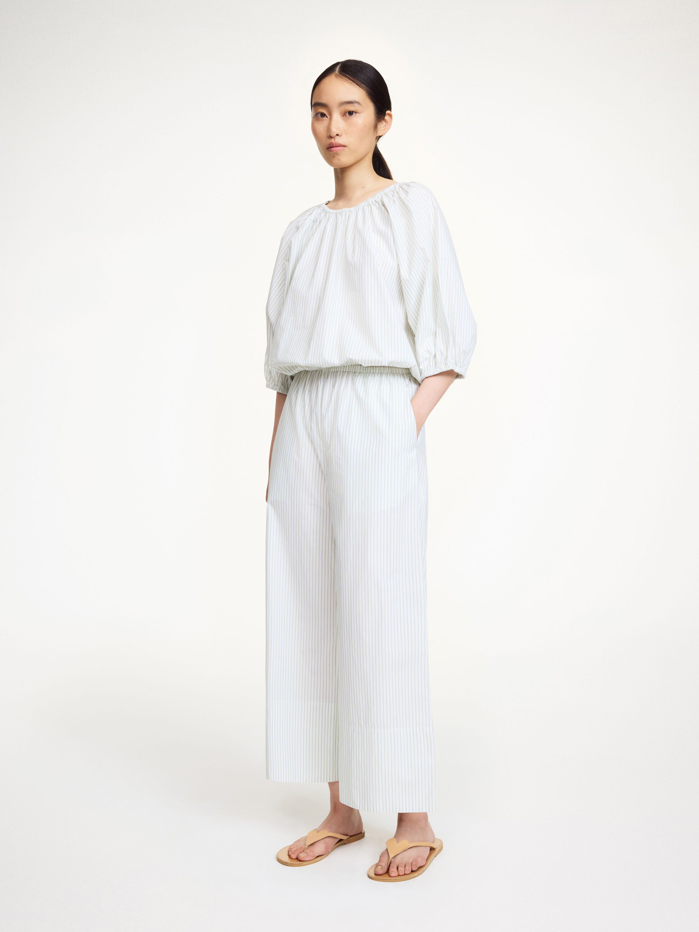 Luisa high-waist trousers