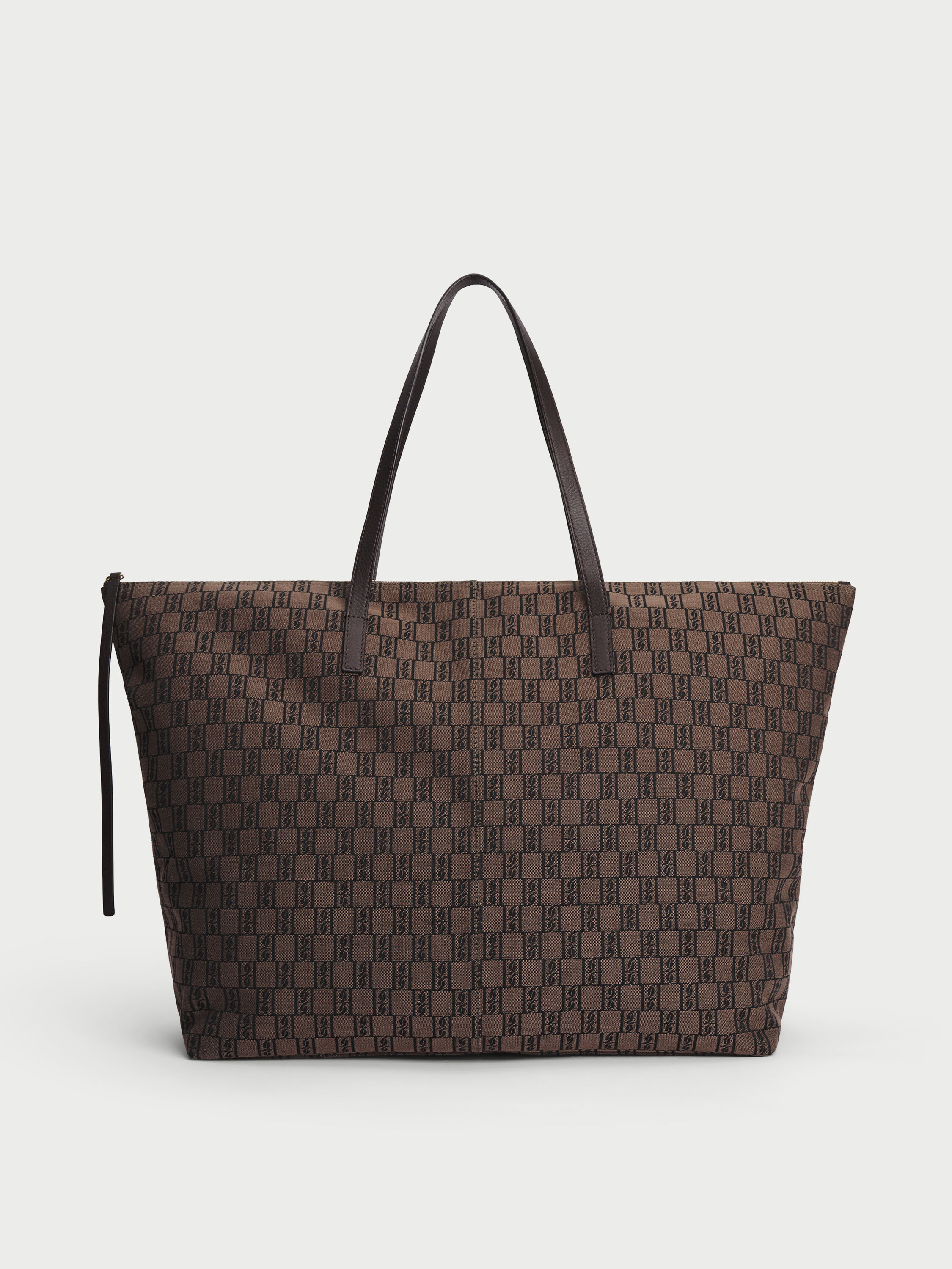 Carvon monogramm&oslash;nstret tote-taske