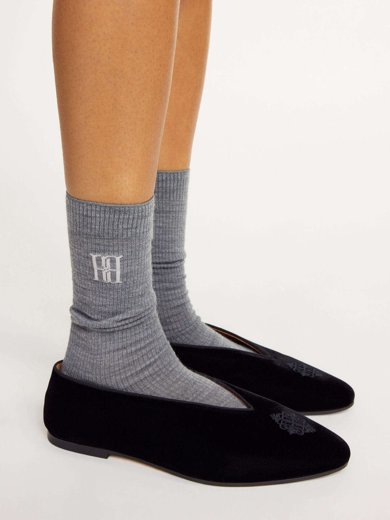 Leiano wool-blend socks