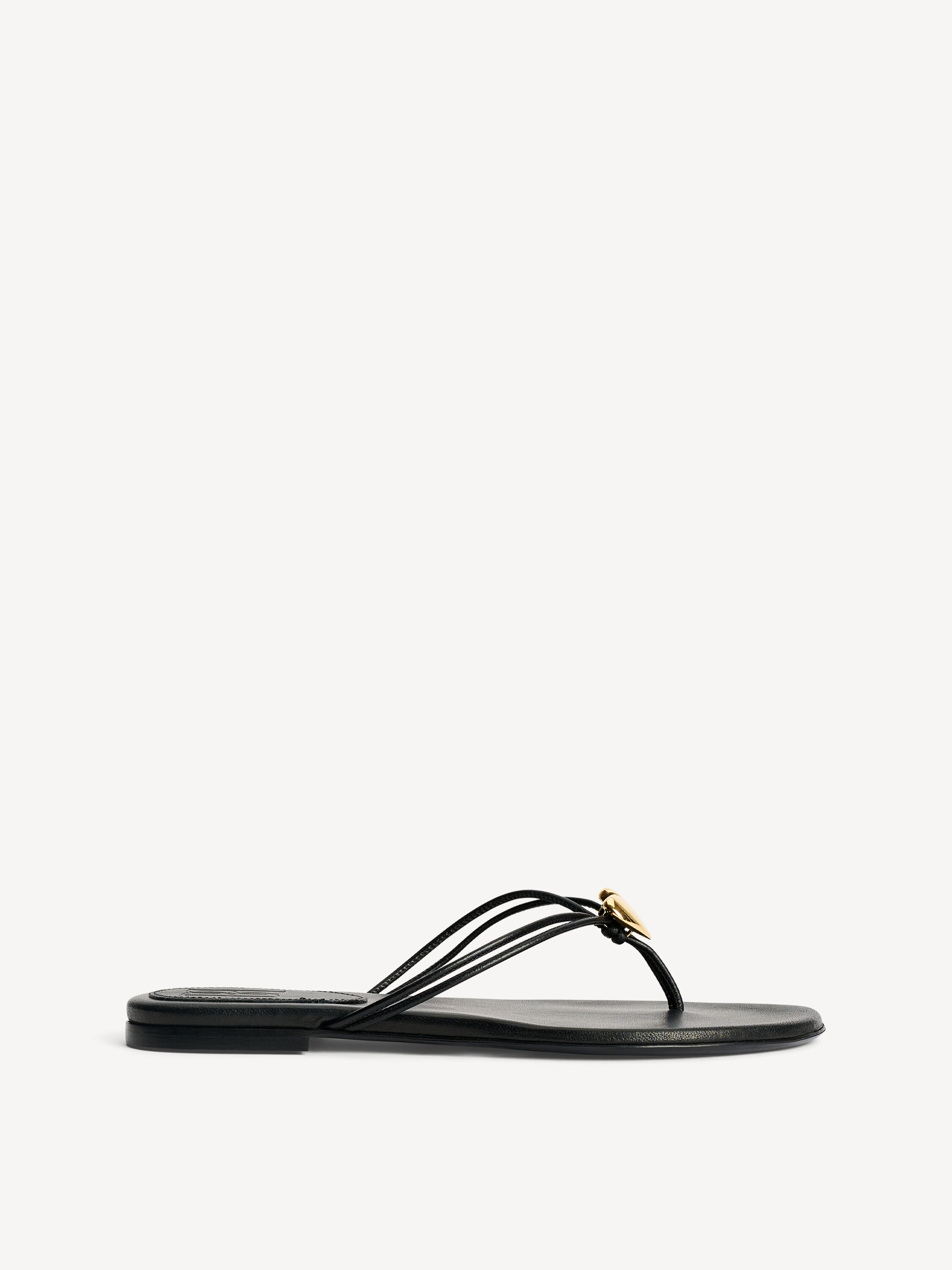 Natta Heart leather sandals