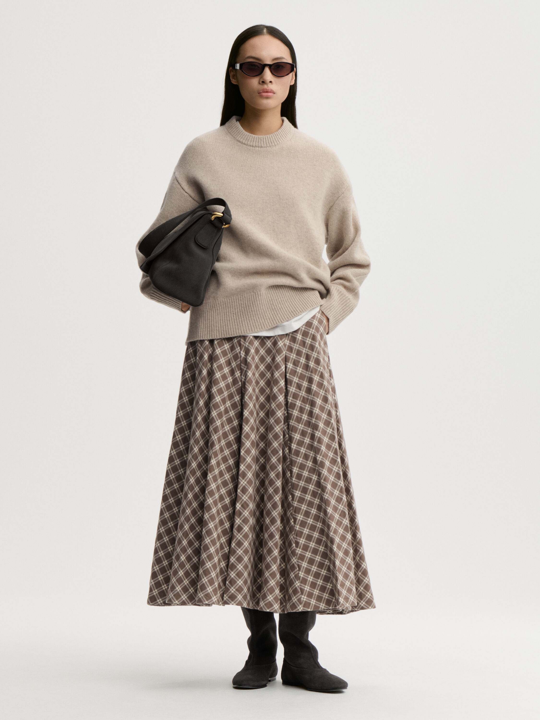 Eden organic cotton maxi skirt