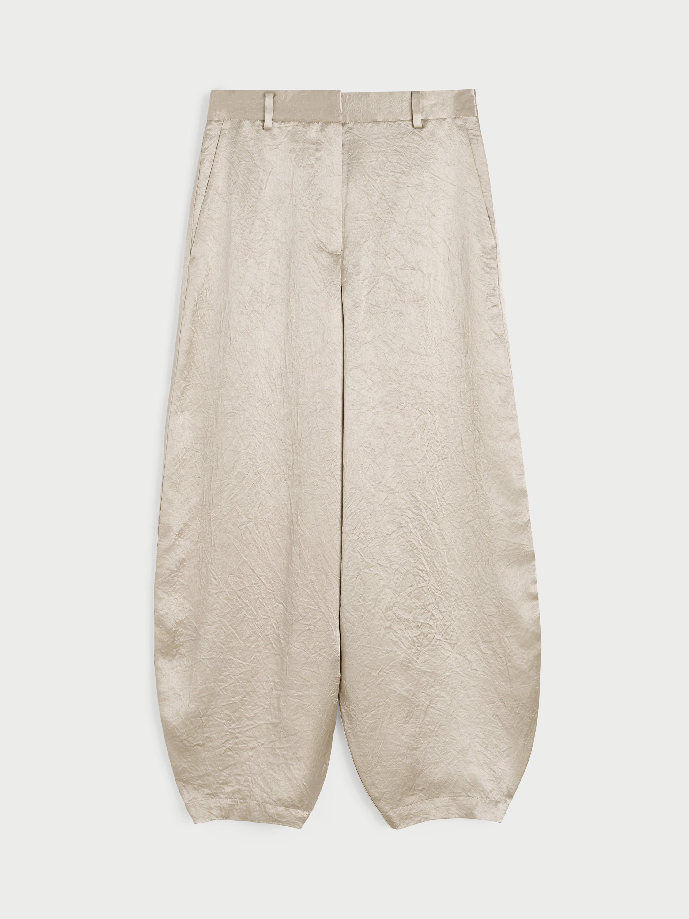 Cassie barrel-leg trousers