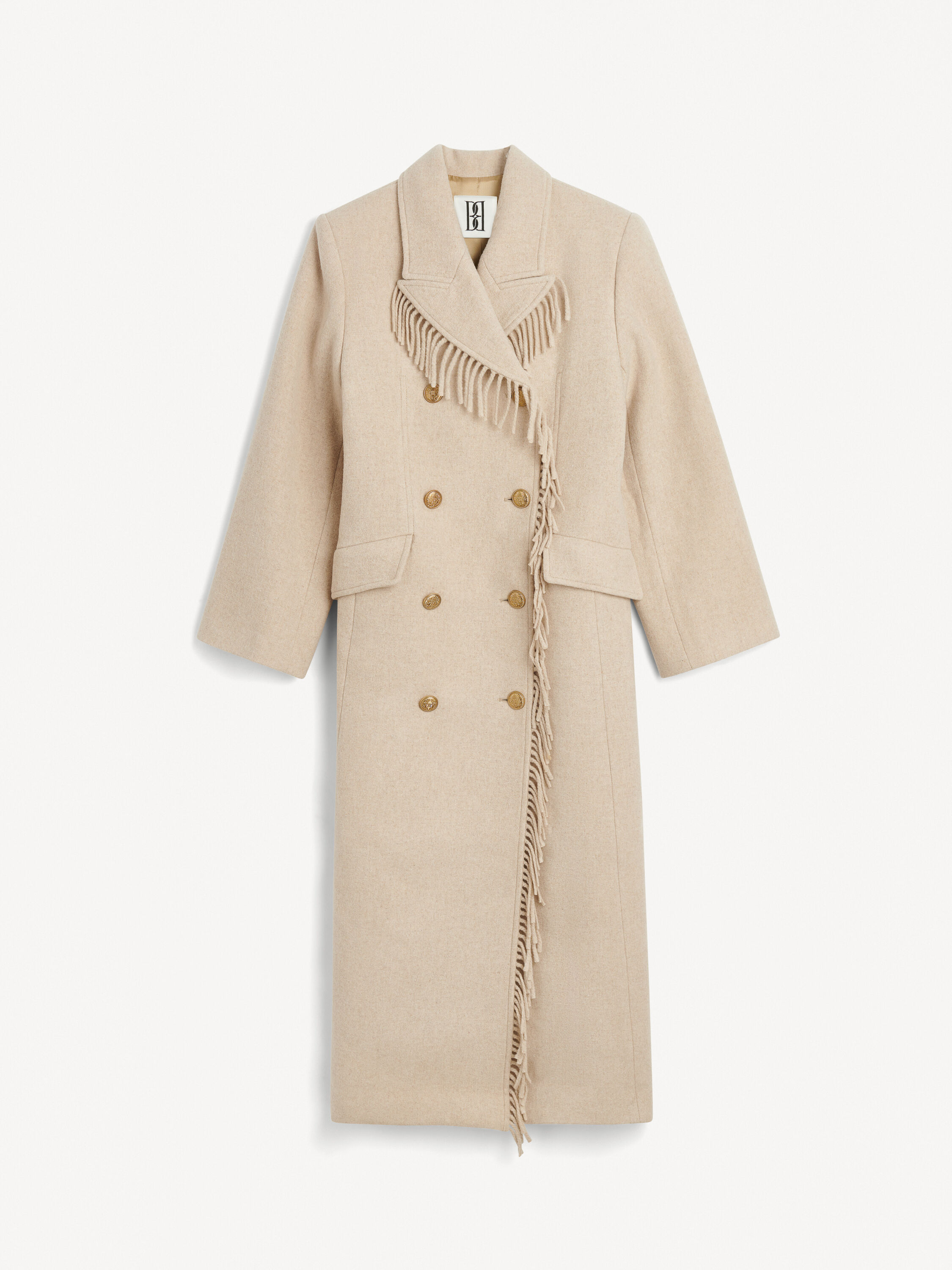 fringed coat