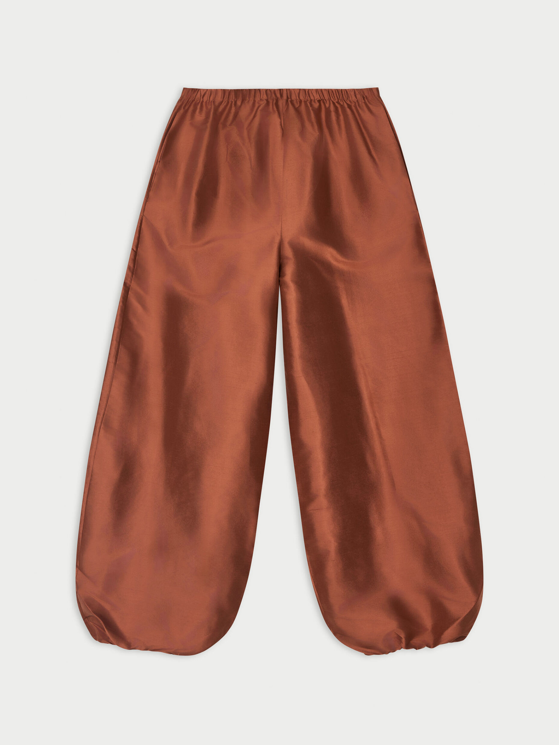 Lumas silk trousers