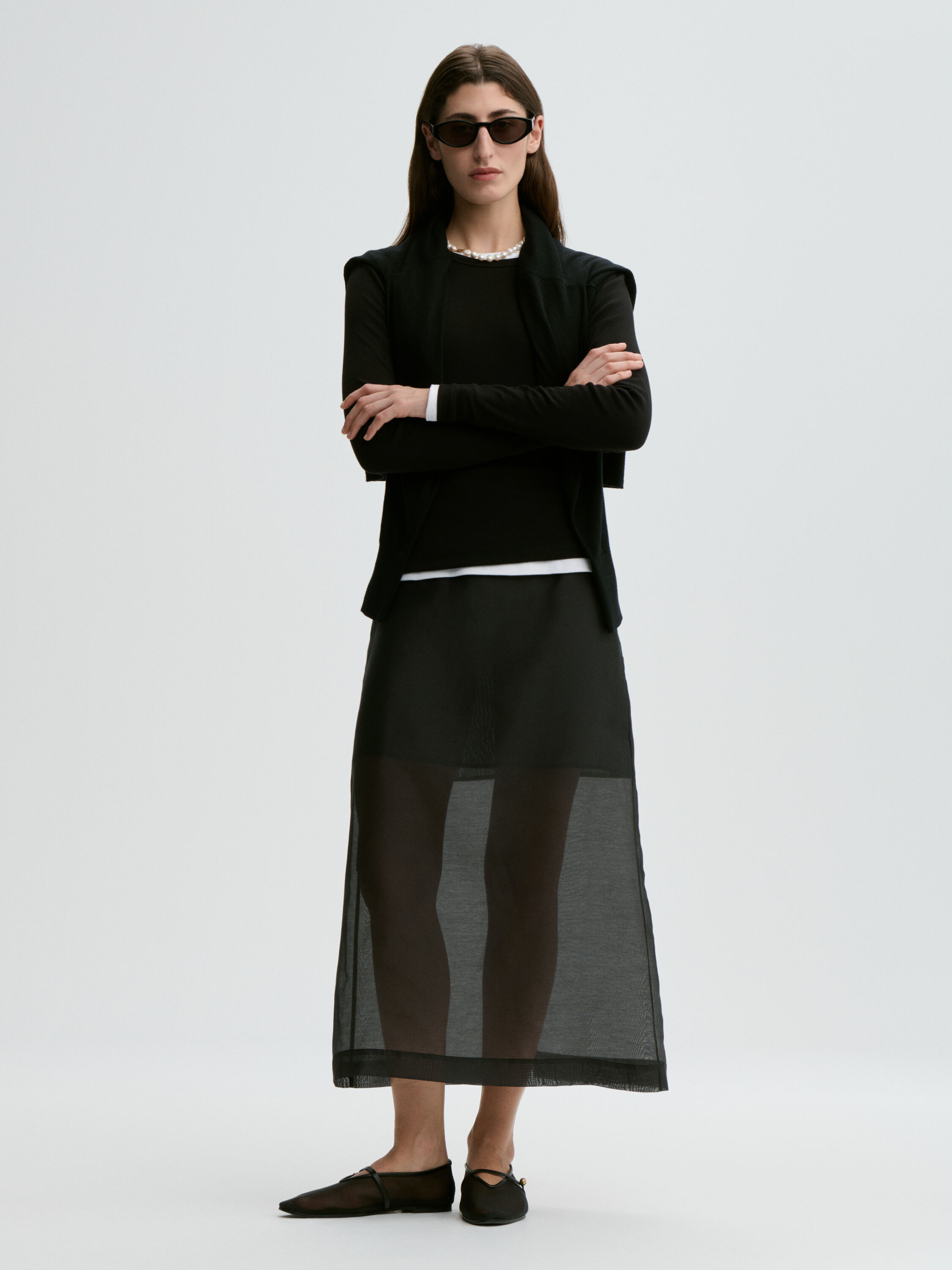 Esta silk organza skirt