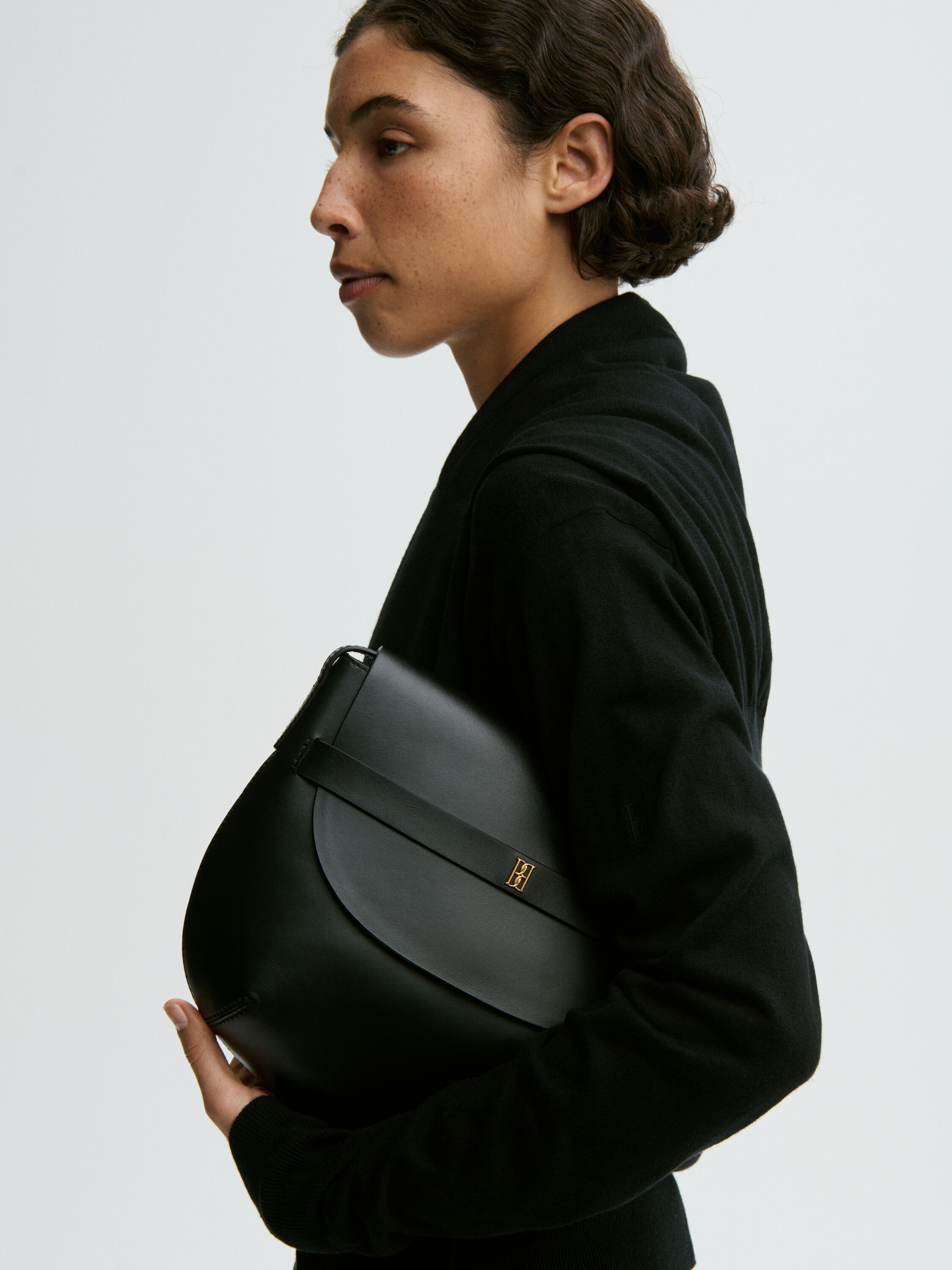 Maellon leather shoulder bag