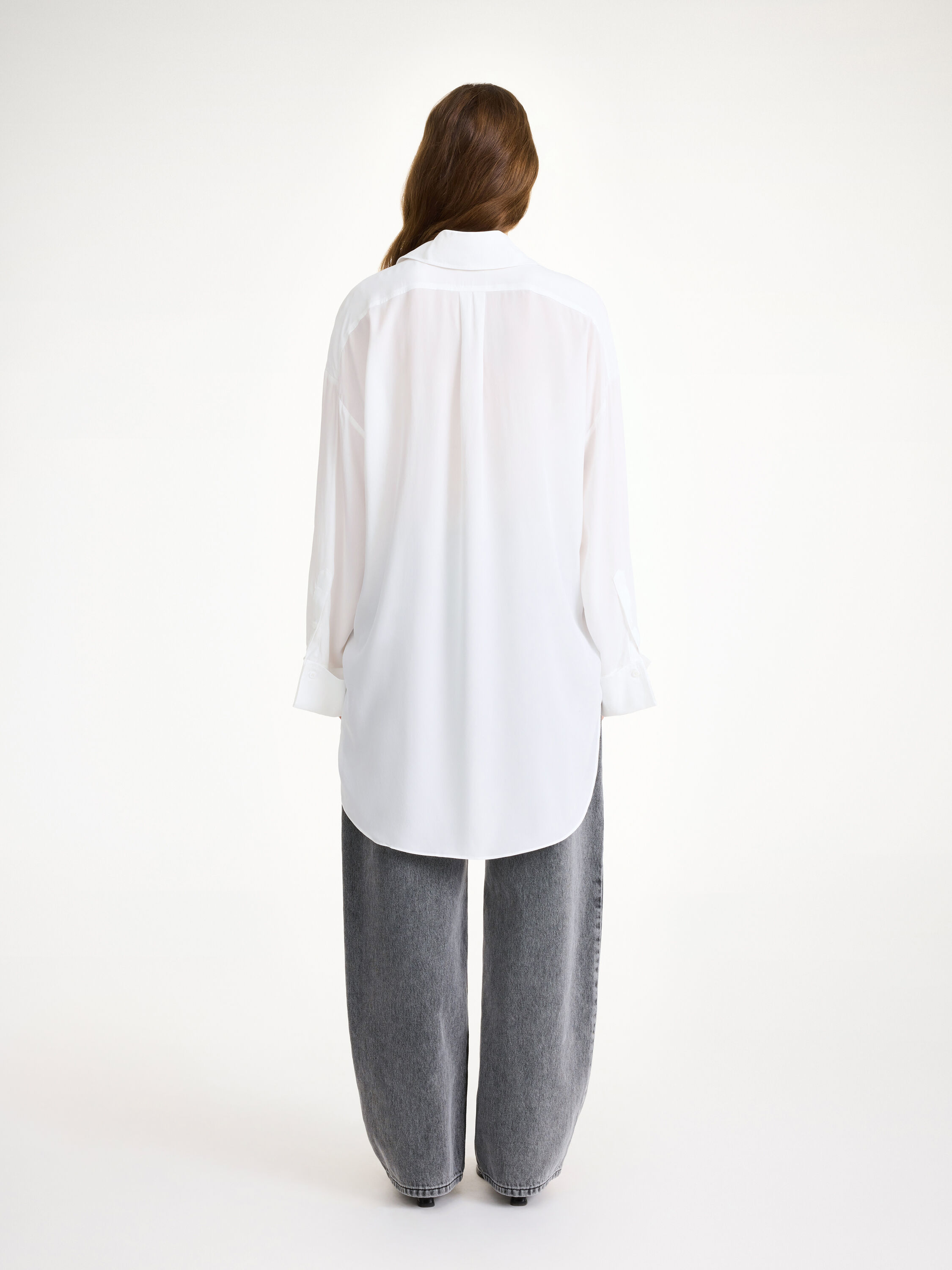 By Malene Birger Maye Shirt - Pure White – The Frankie Shop