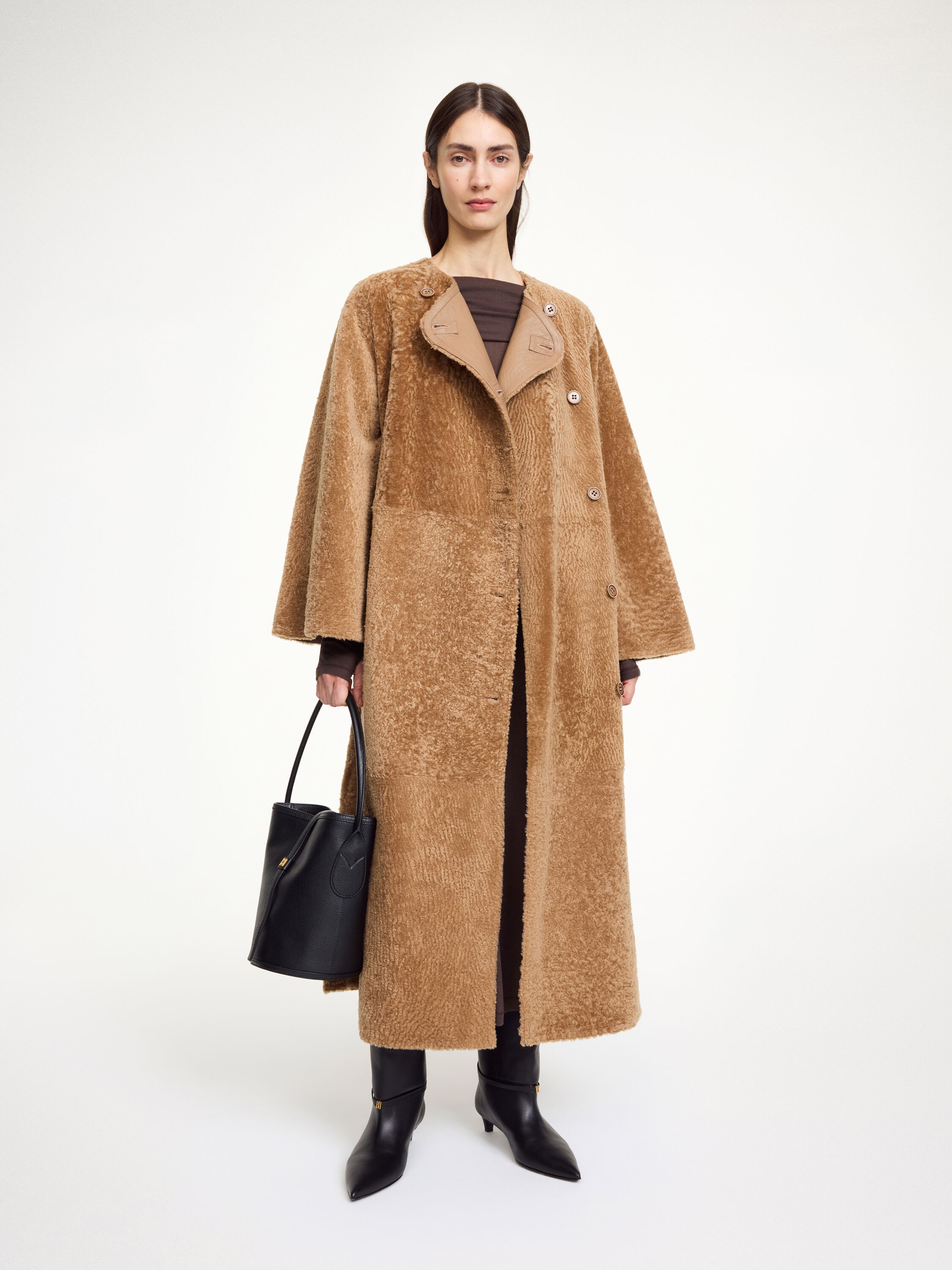 Sandria shearling coat