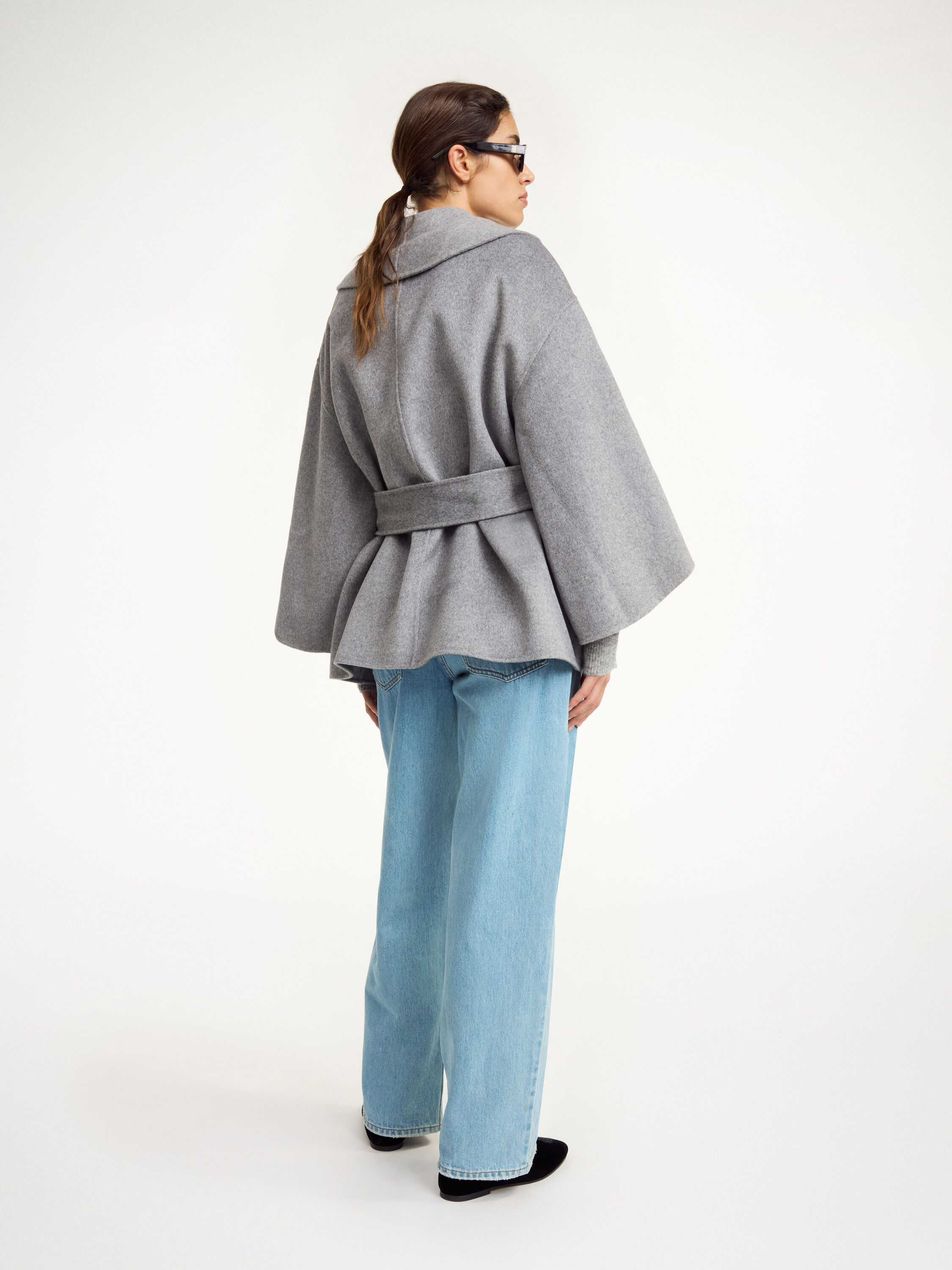 BY MALENE BIRGER 麻混 水色ジャケット
