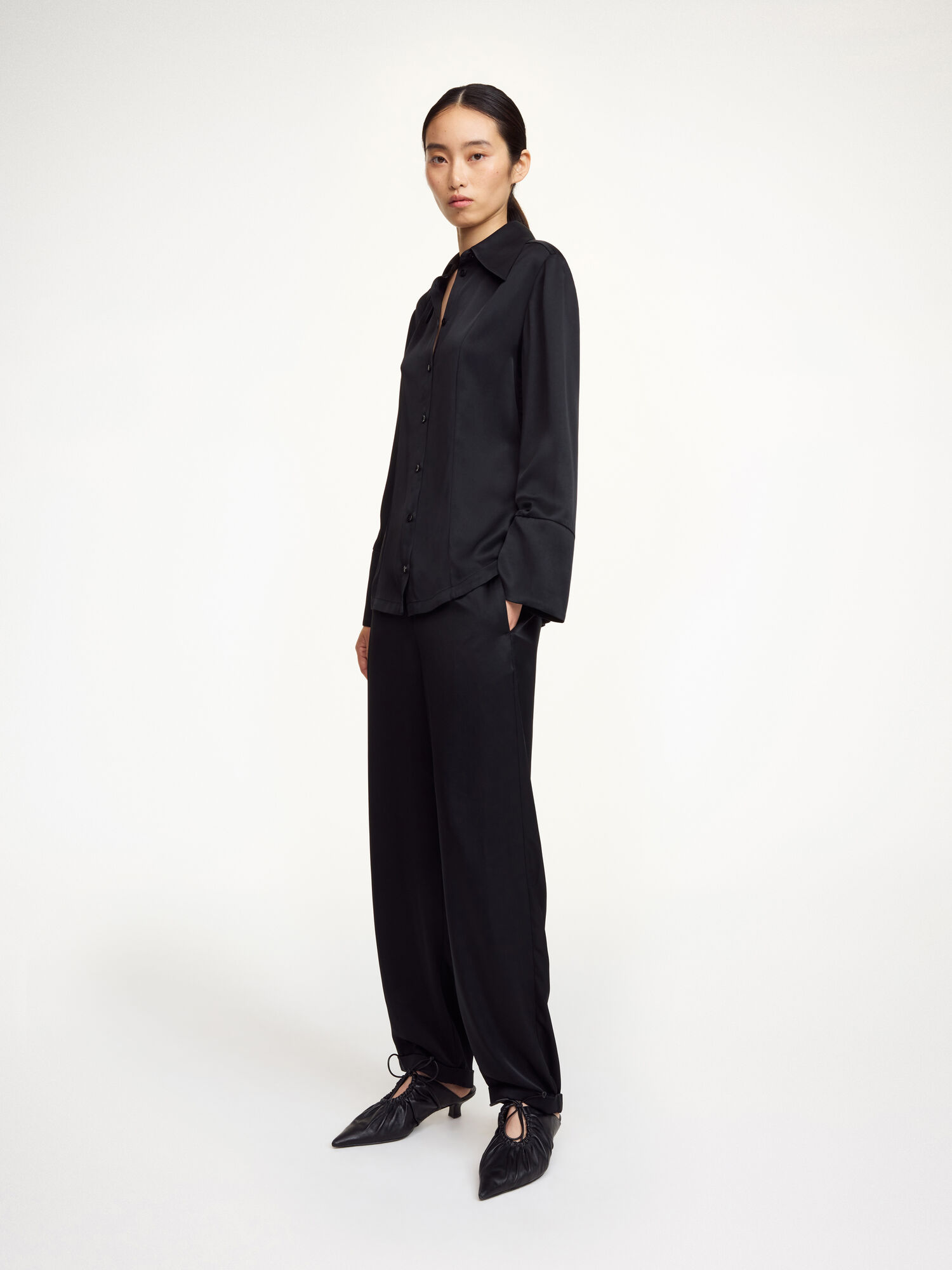 Joanni Satin trousers