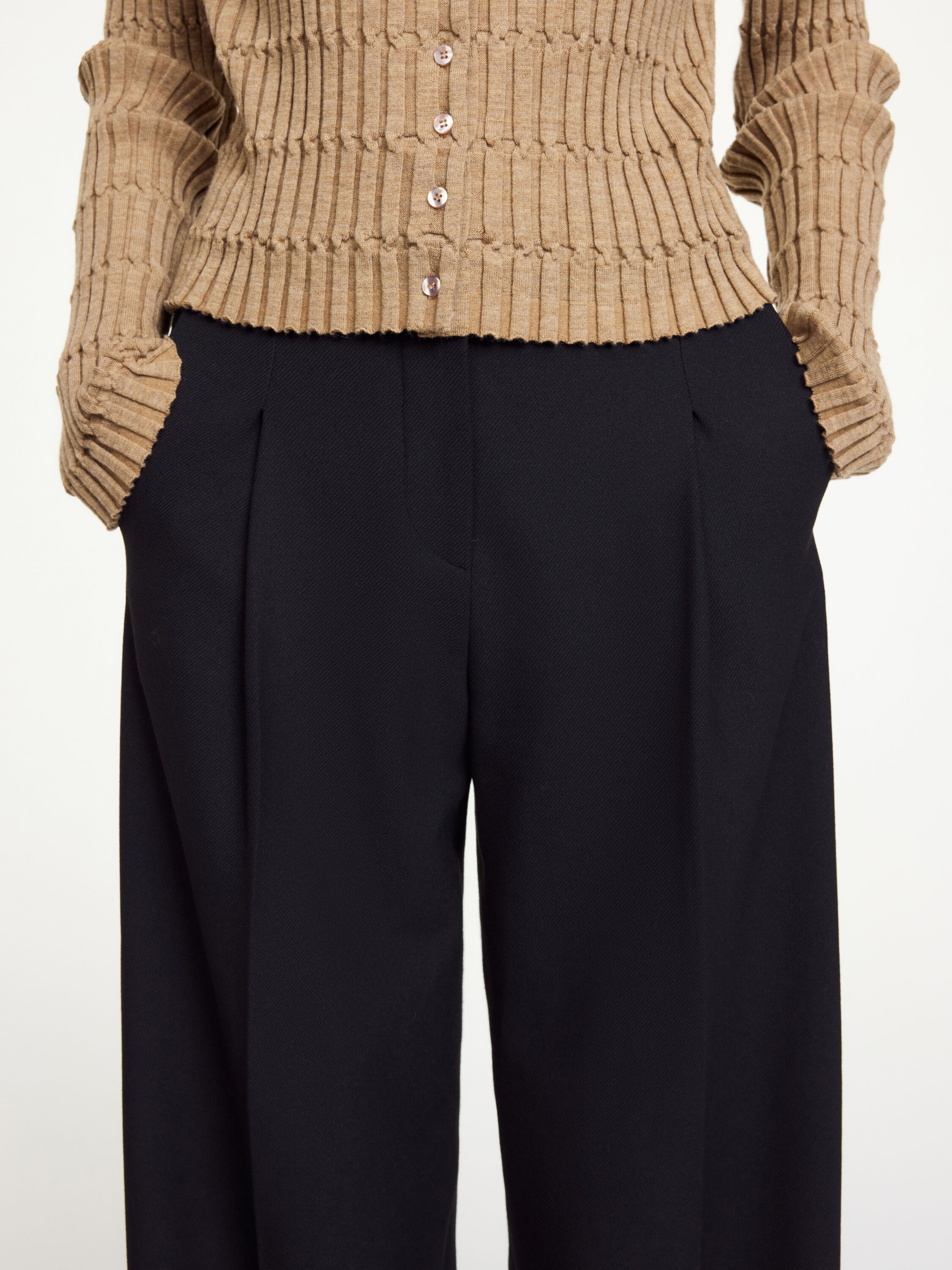 Elsa wide-leg trousers