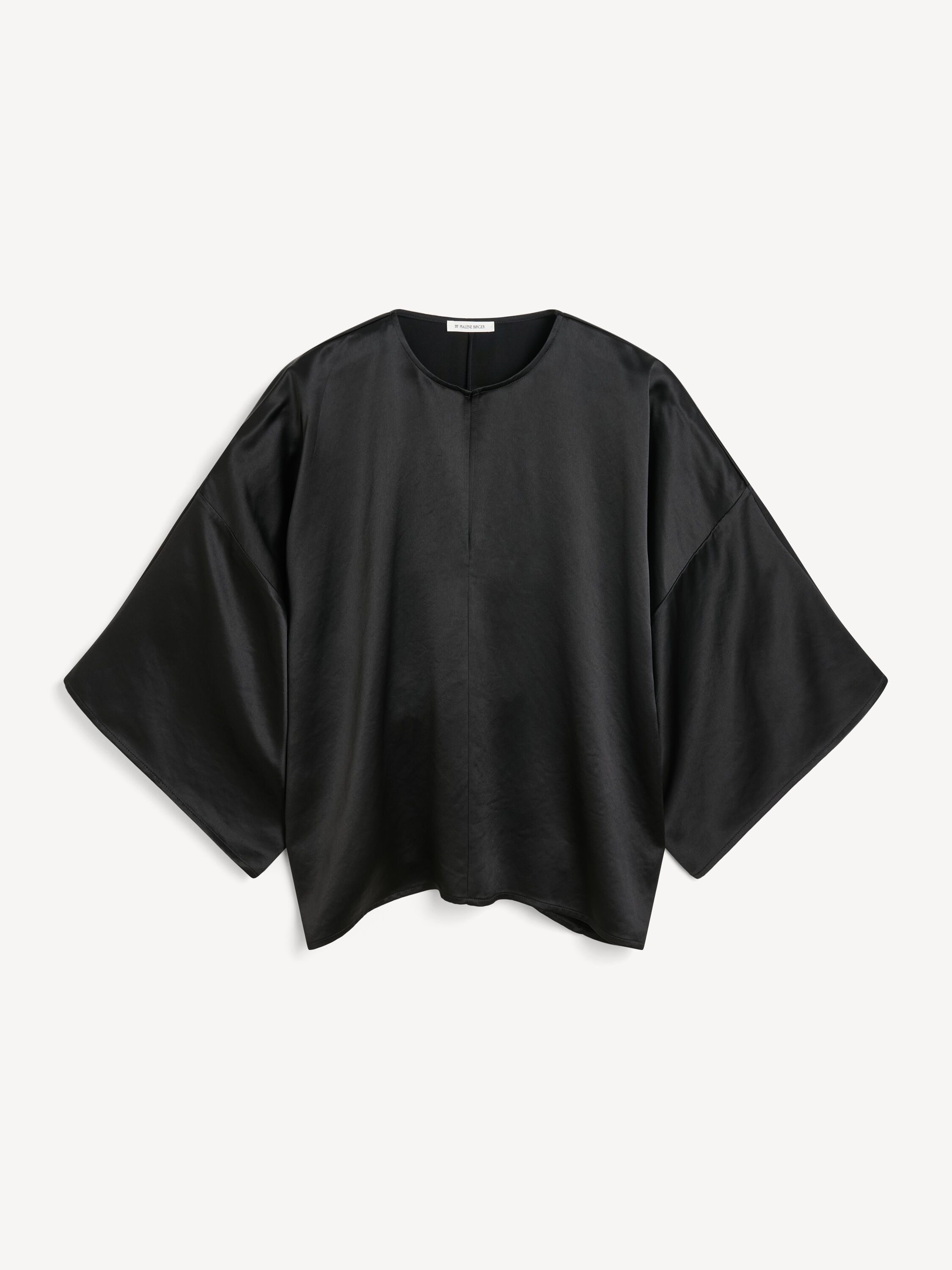 売れ筋商品|||バイマレンバーガー シャツ レディース トップス CICIE - Blouse - grisaille By Malene Birger Cicie Kimono-Sleeve Satin Blouse | Neiman