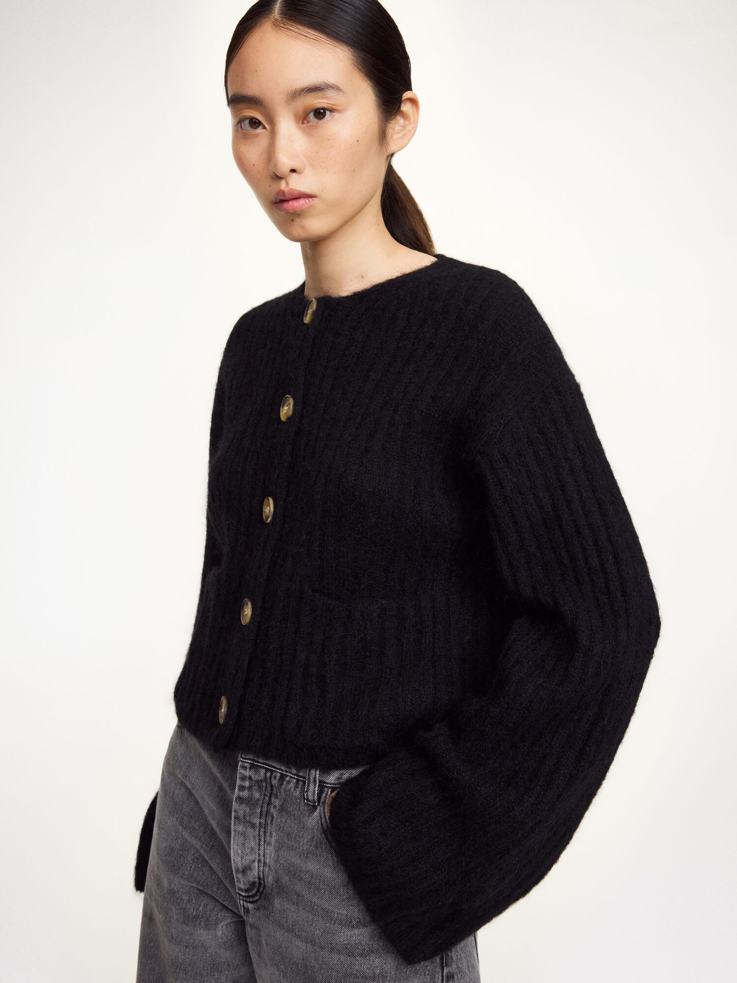 Cierrou Rib cardigan