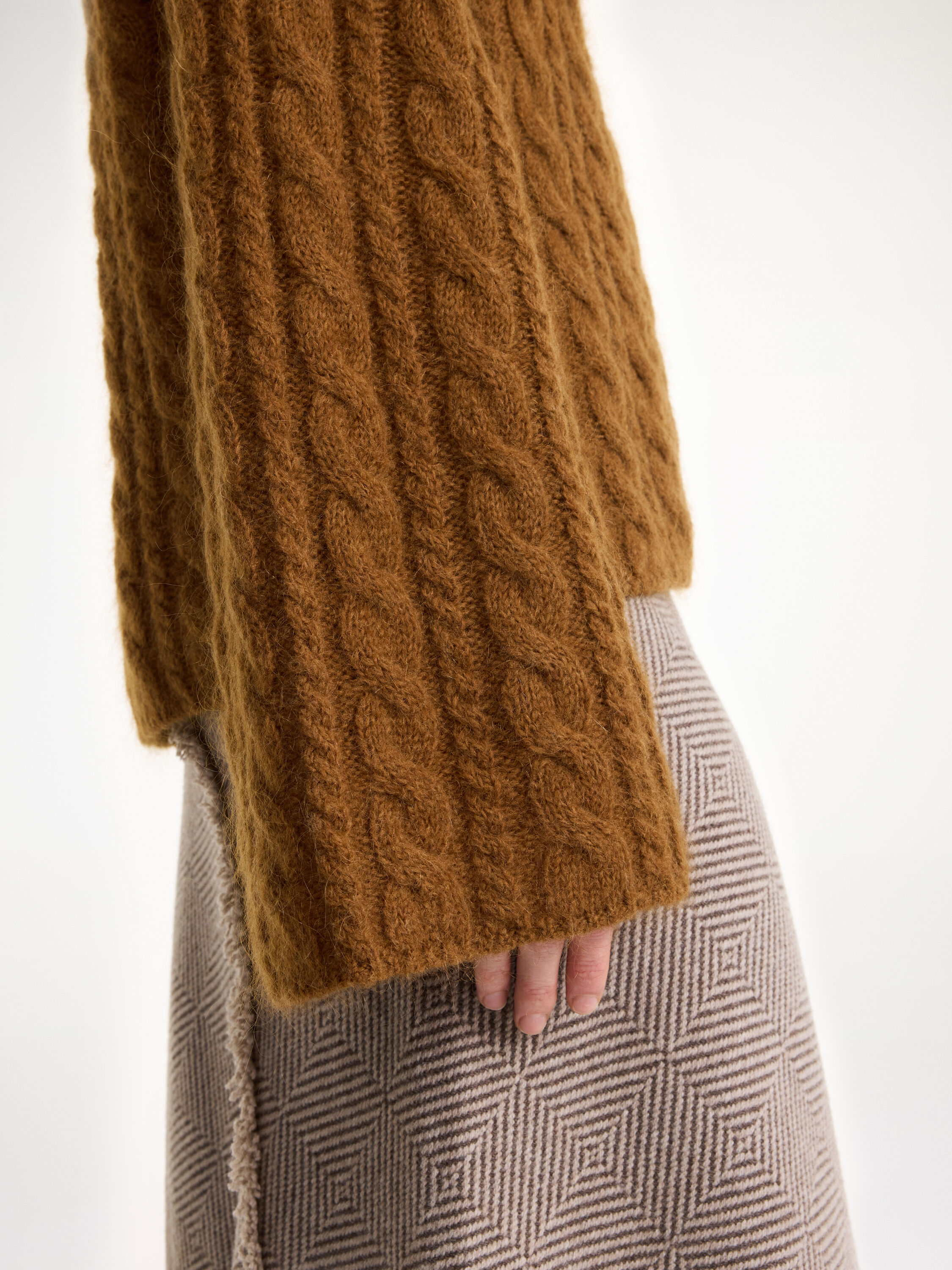 Cimone cable-knit sweater