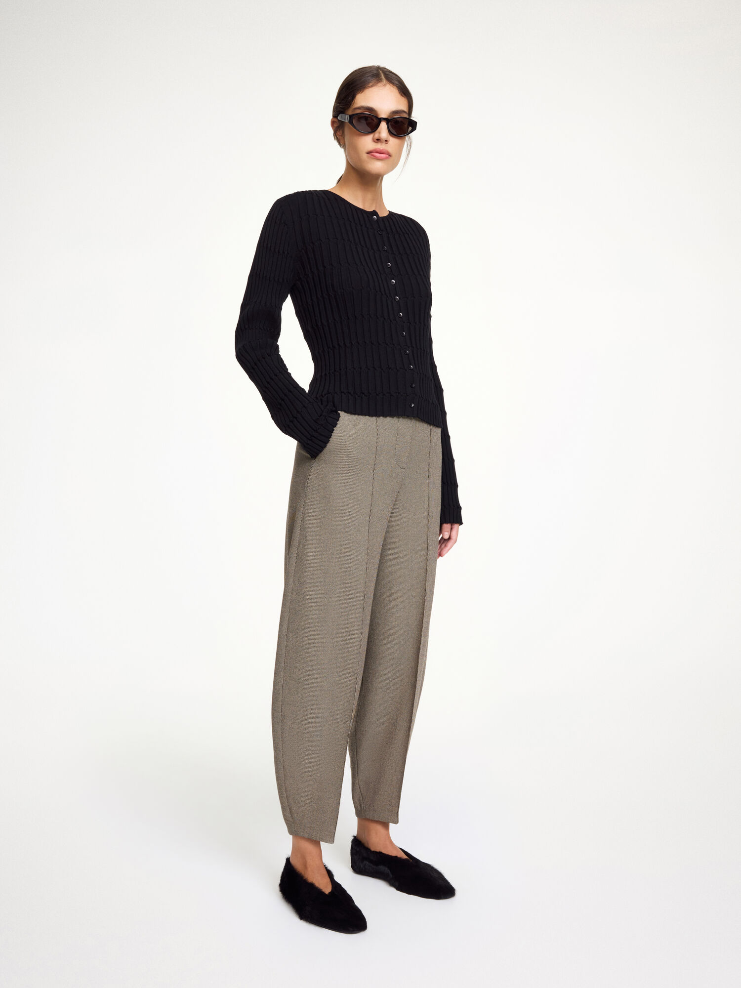 Charlie high-waist trousers