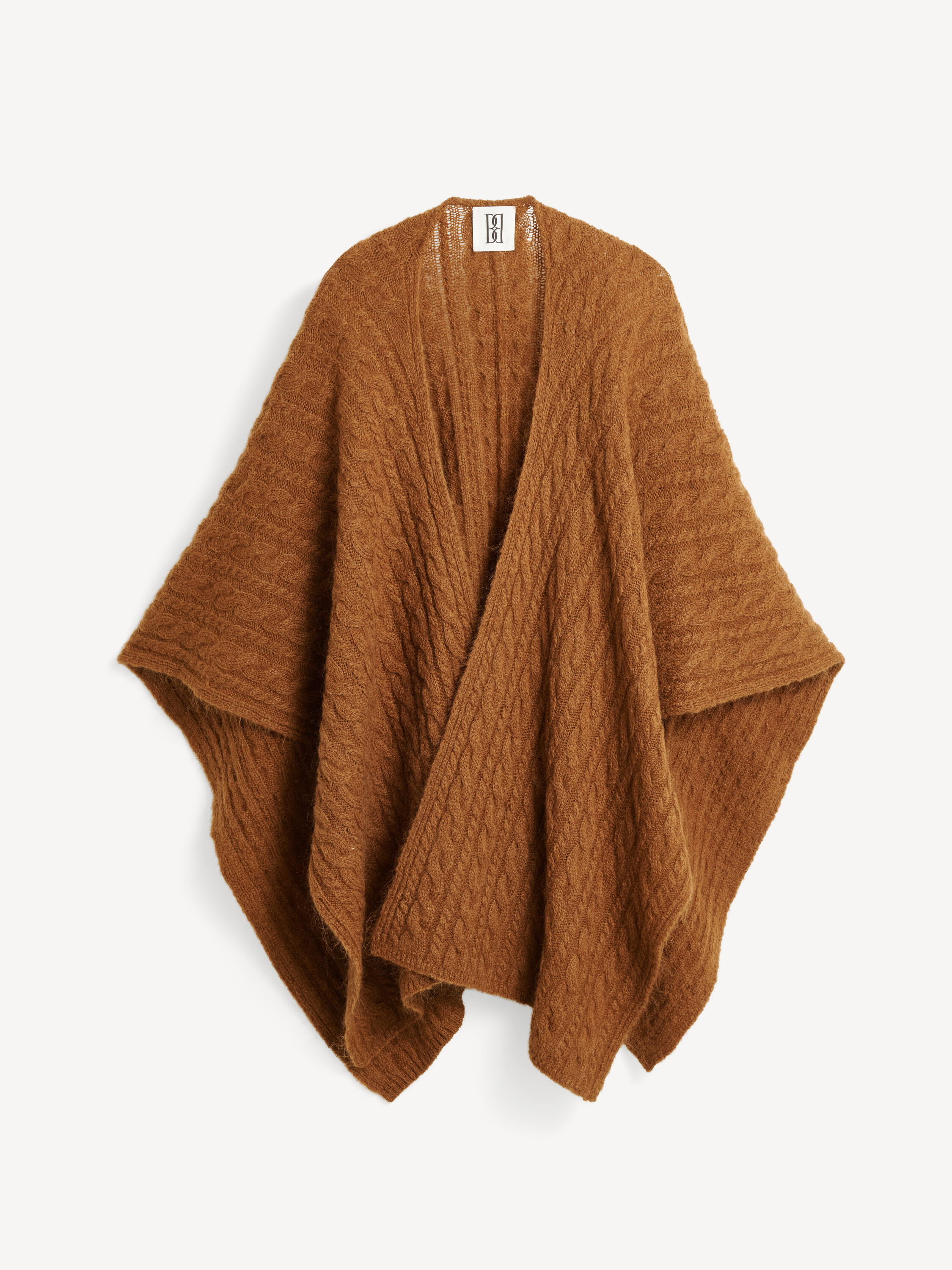 Kassillas wool-blend poncho