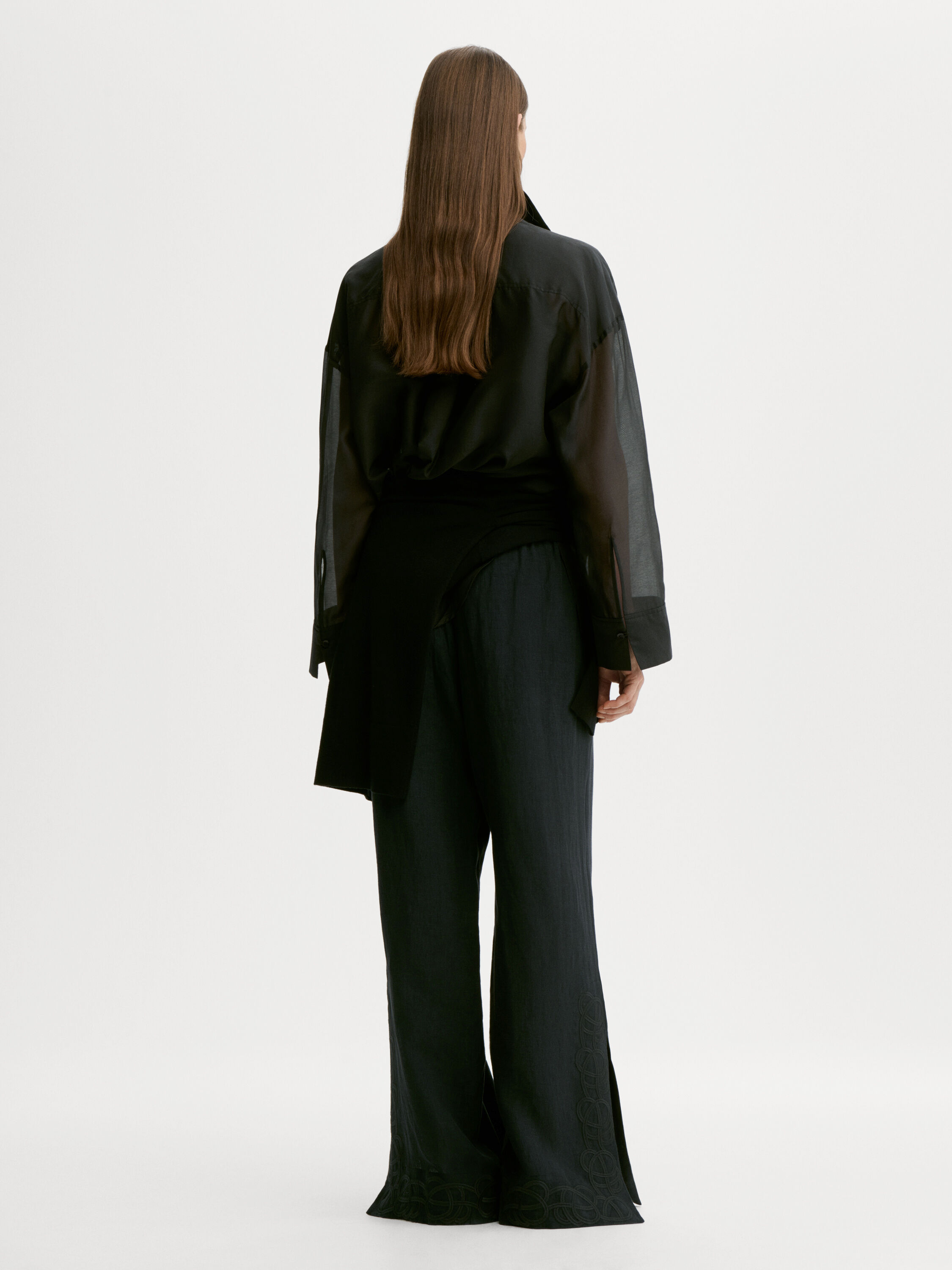 Pantalon en lin Michelle