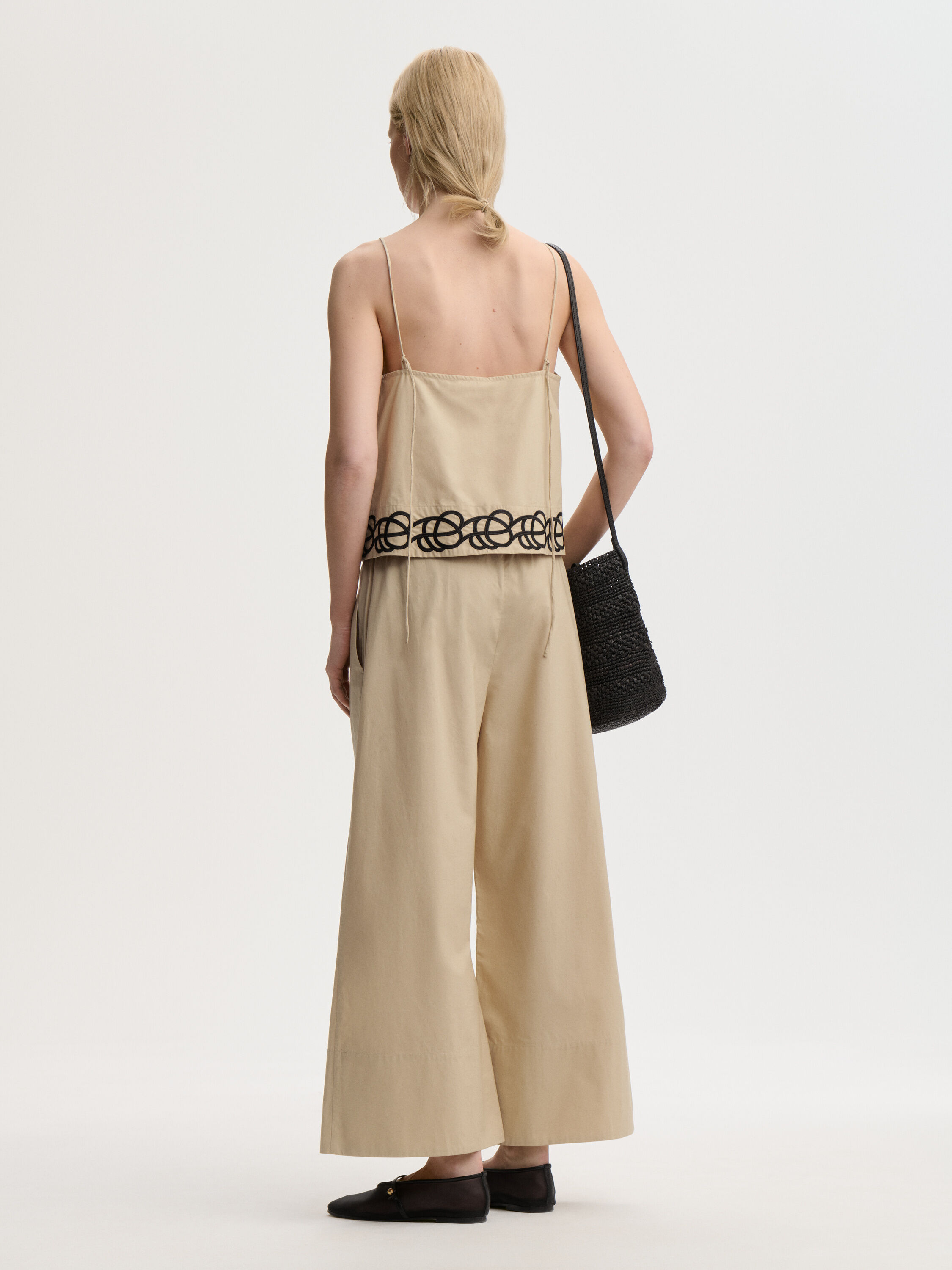 Luisa high-waist trousers