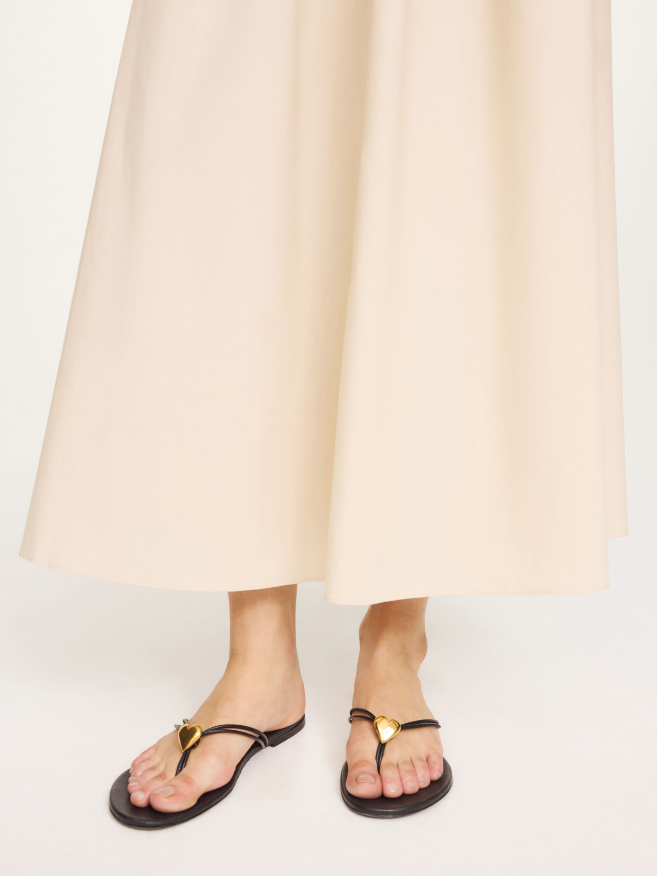 Natta Heart leather sandals