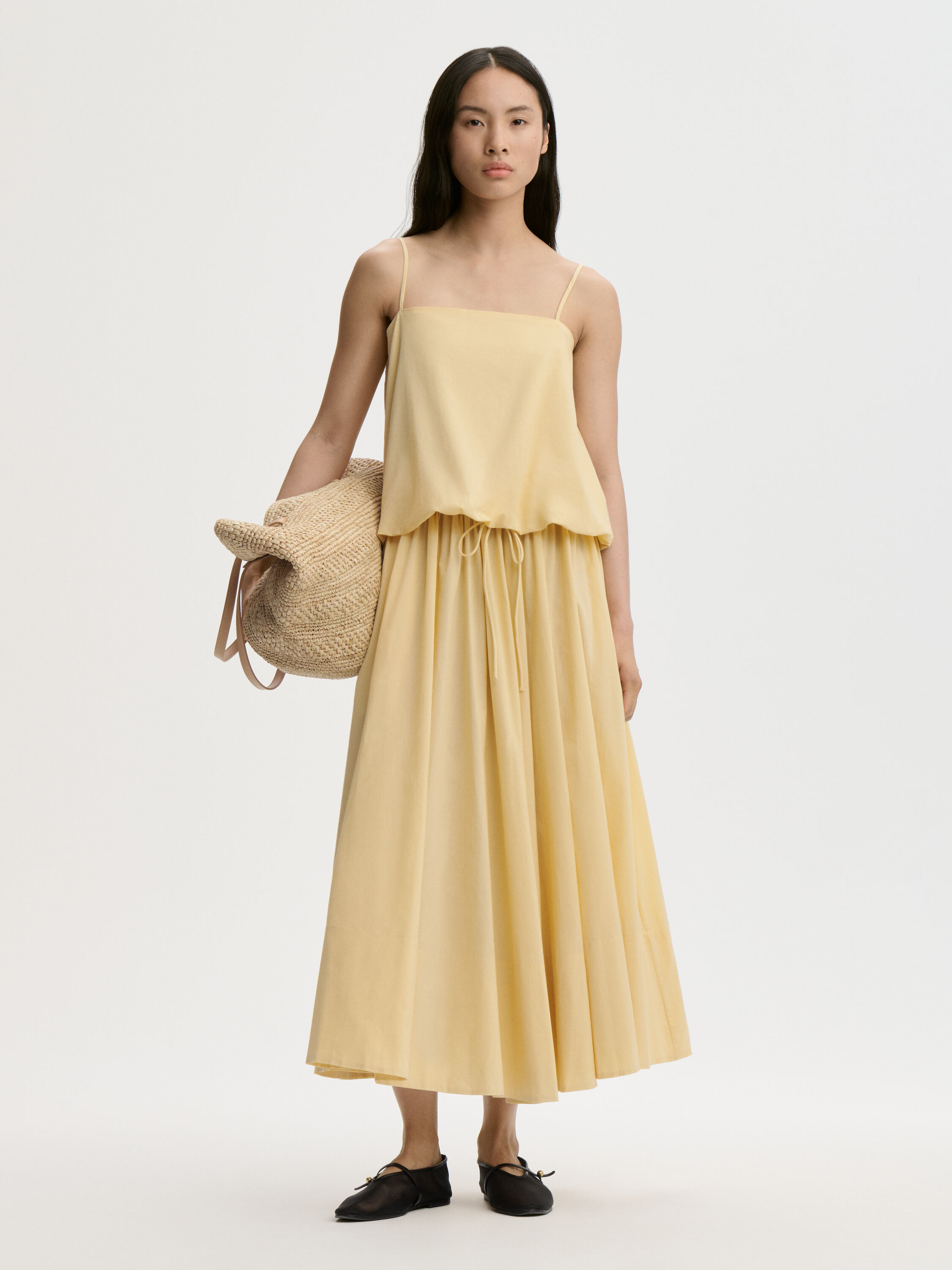 EXCLUSIVE: Pheo Voile organic cotton maxi skirt