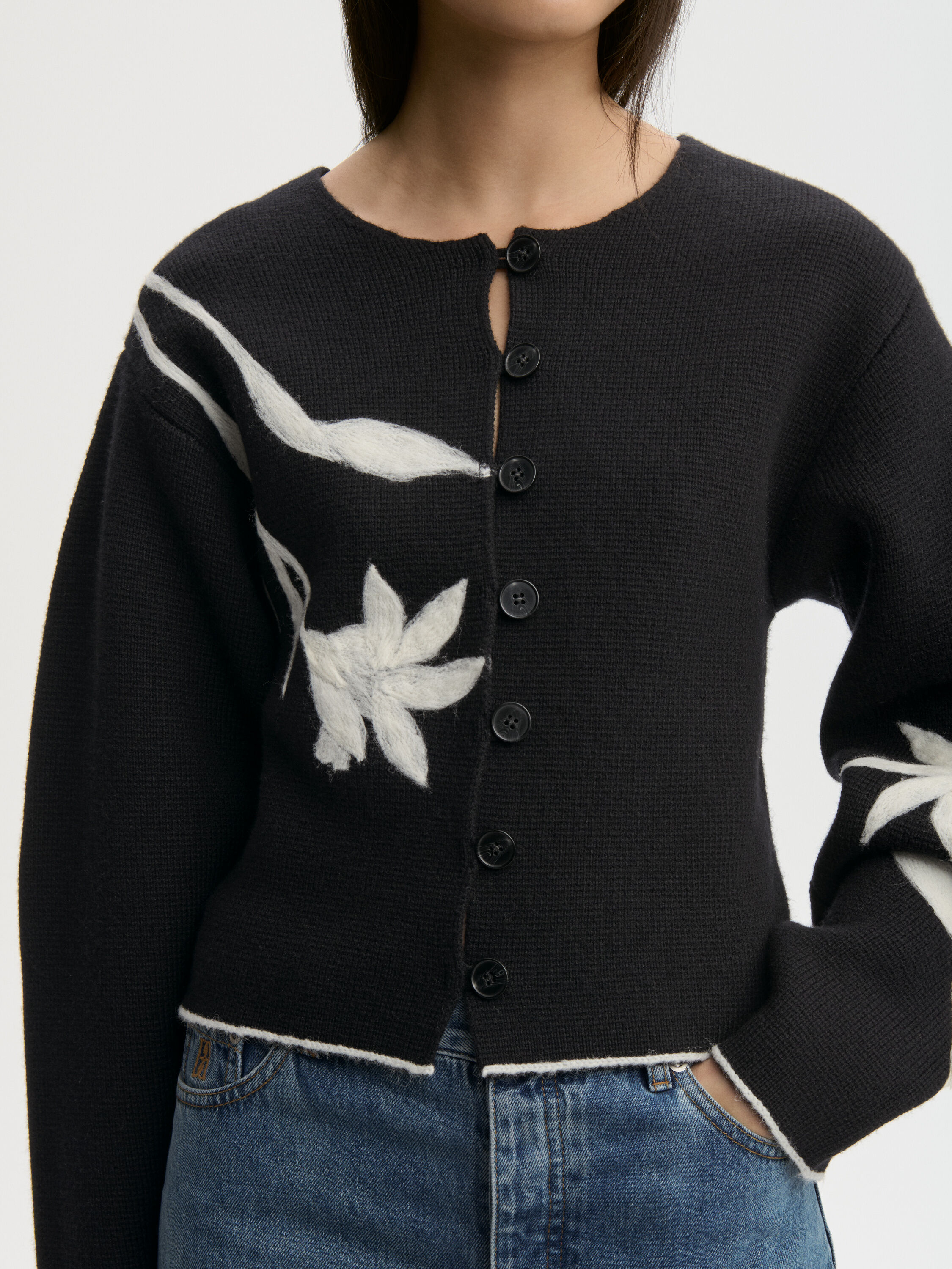 Kallea wool cardigan